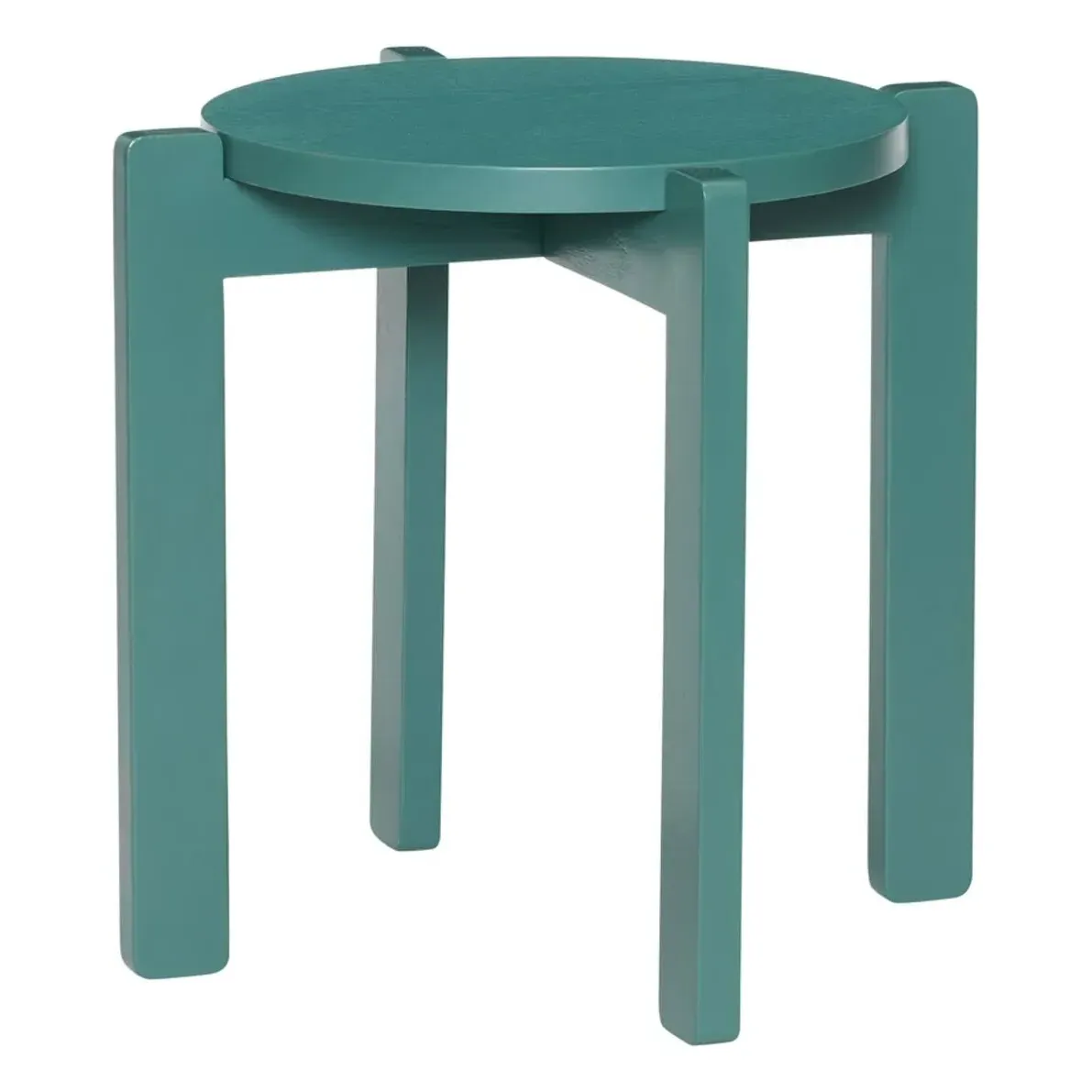 Always Round Stool - Petrol Blue, Oak product