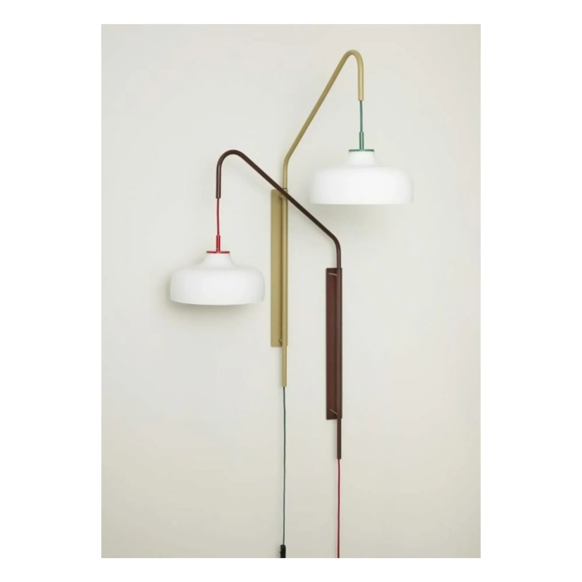 Applique Current Wall Sconce - Khaki, Metal alternate view