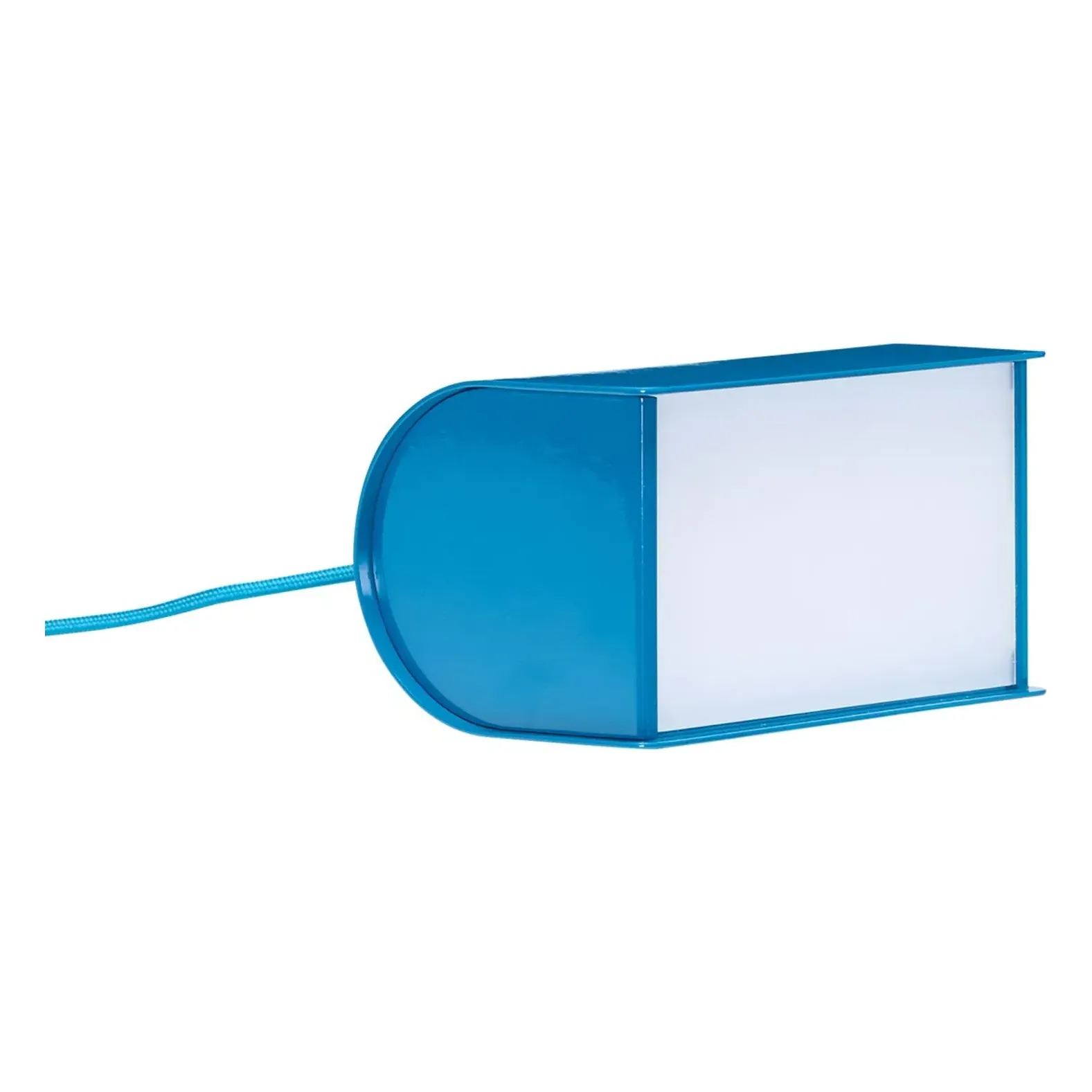 Book Table Lamp with Adjustable Light - Petrol Blue, Glass product