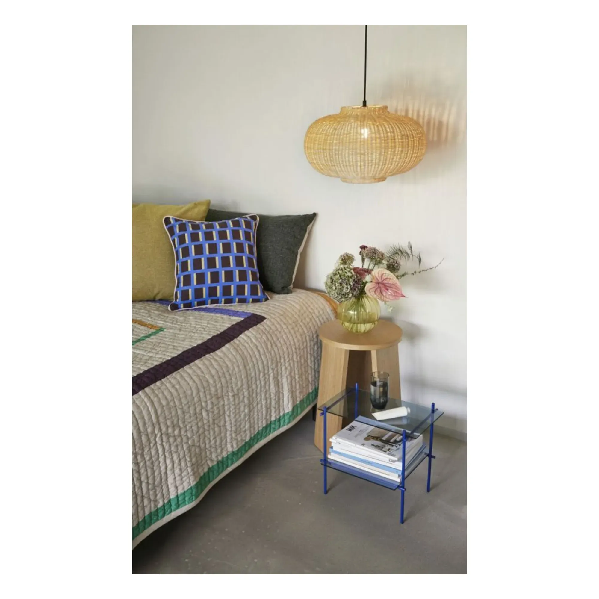 Elipse Hanging Lamp - Natural, Rattan alternate view
