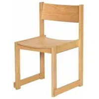 Forma Stackable Dining Chair - Natural, Oak Veneer alternate view