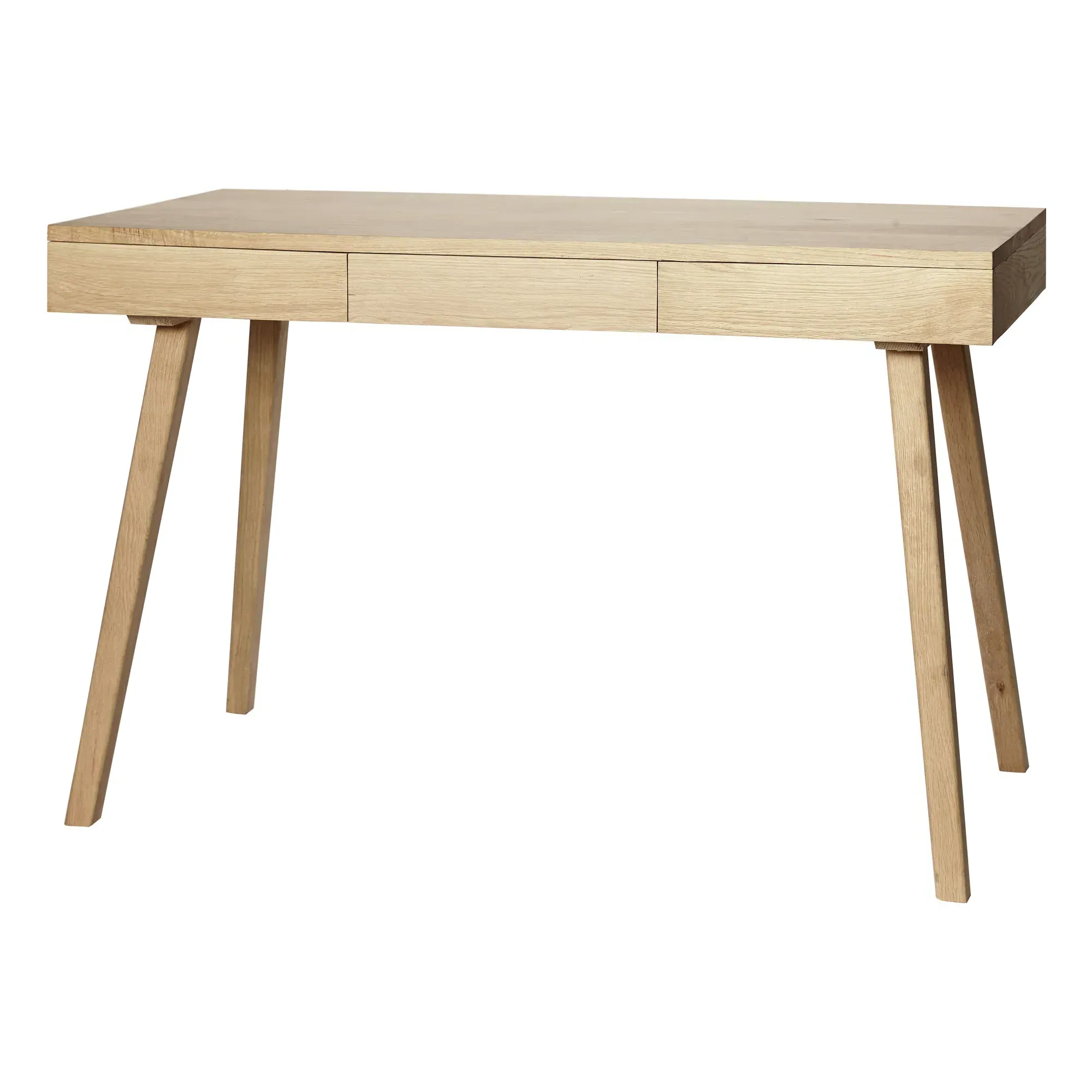 FSC Oak 3-Drawer Desk - Light Wood product