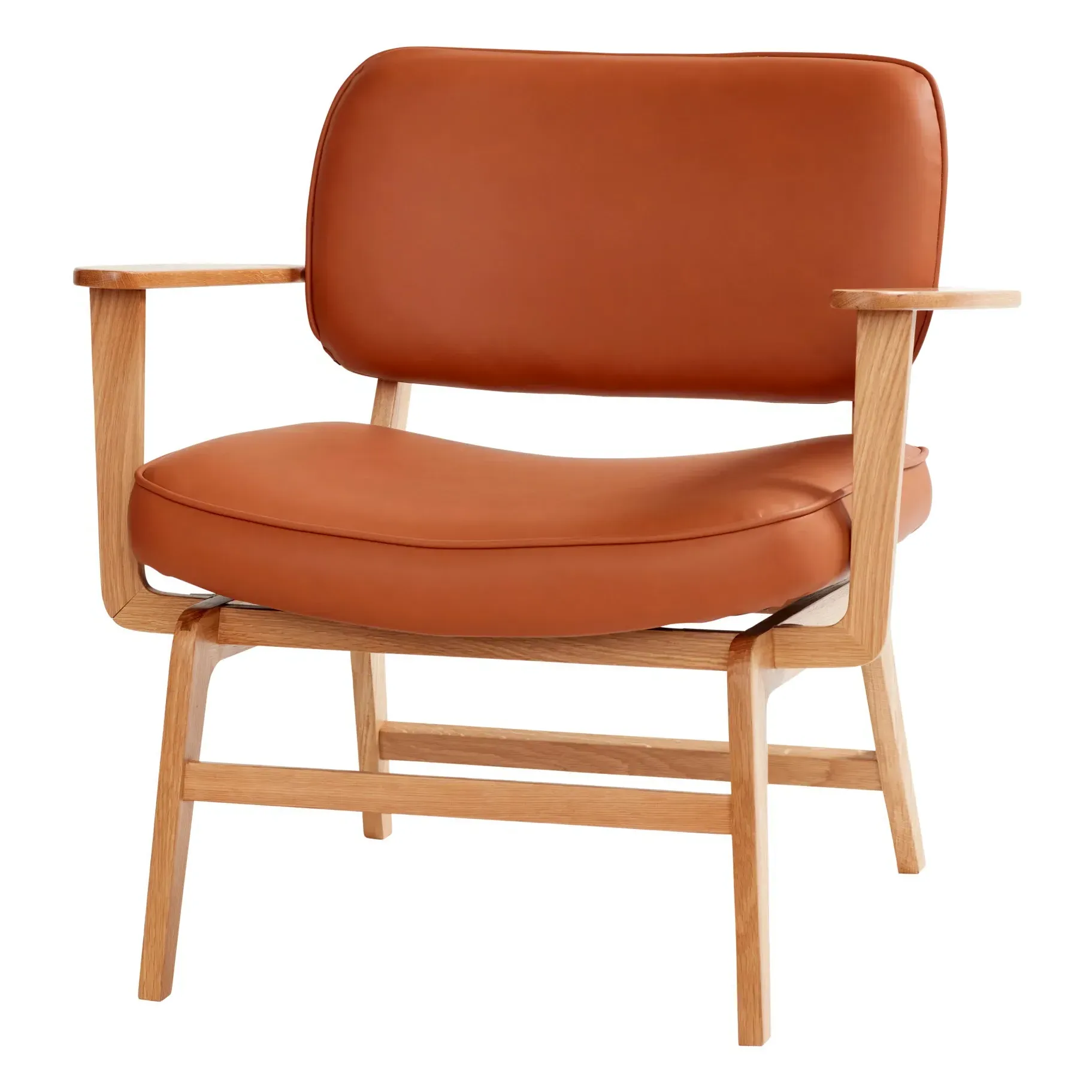 FSC Wooden Base Lounge Chair - Natural, Oak product