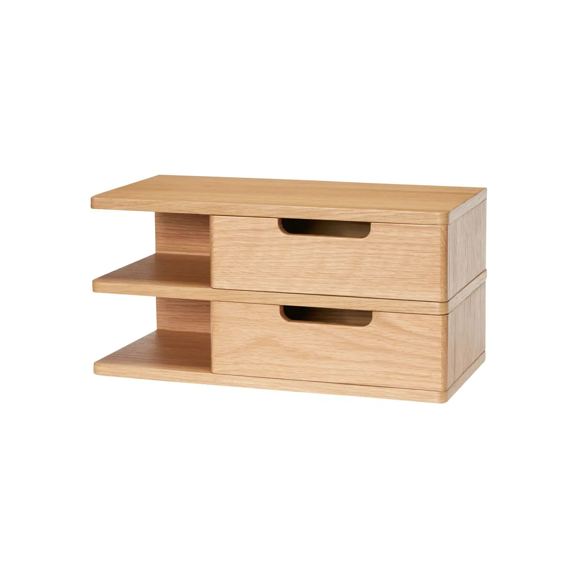 Hübsch Bedside Table with Storage - Oak product