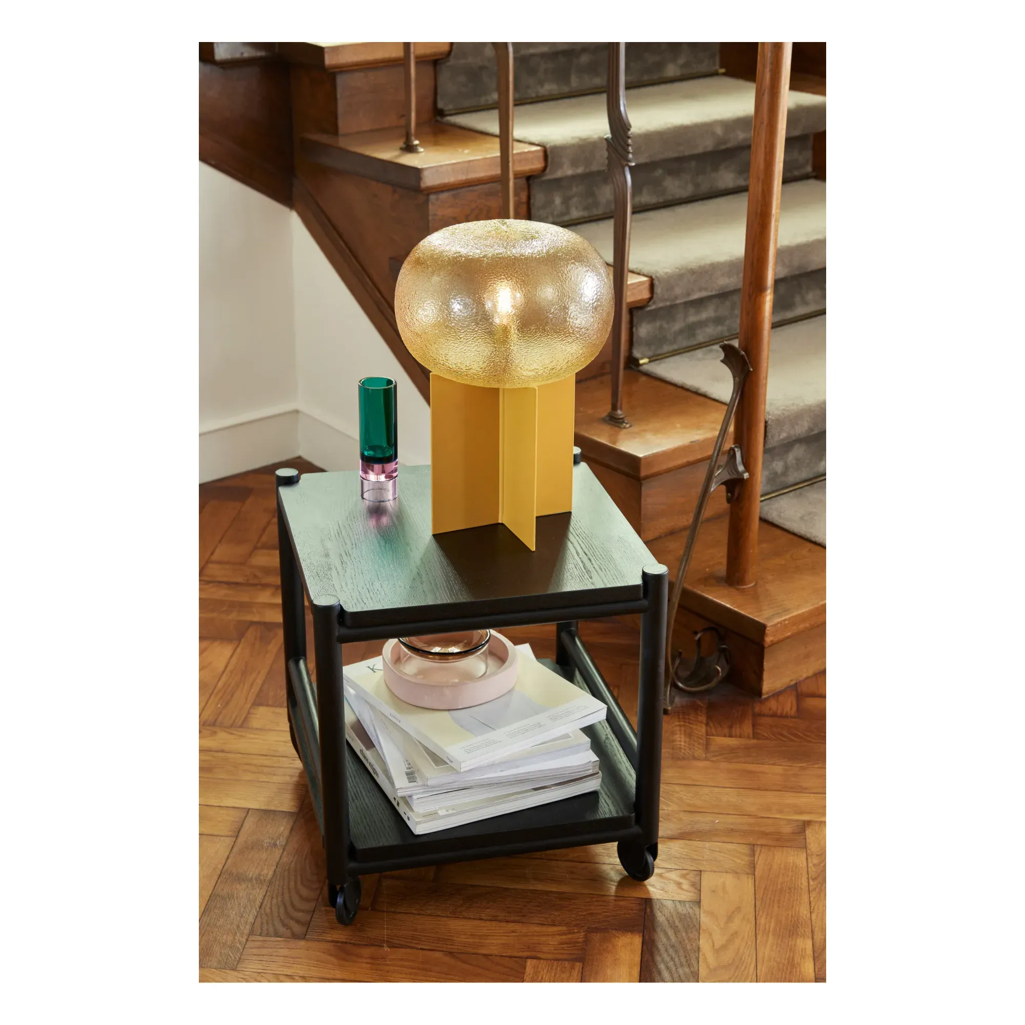 Hübsch Glass Table Lamp - Amber alternate view