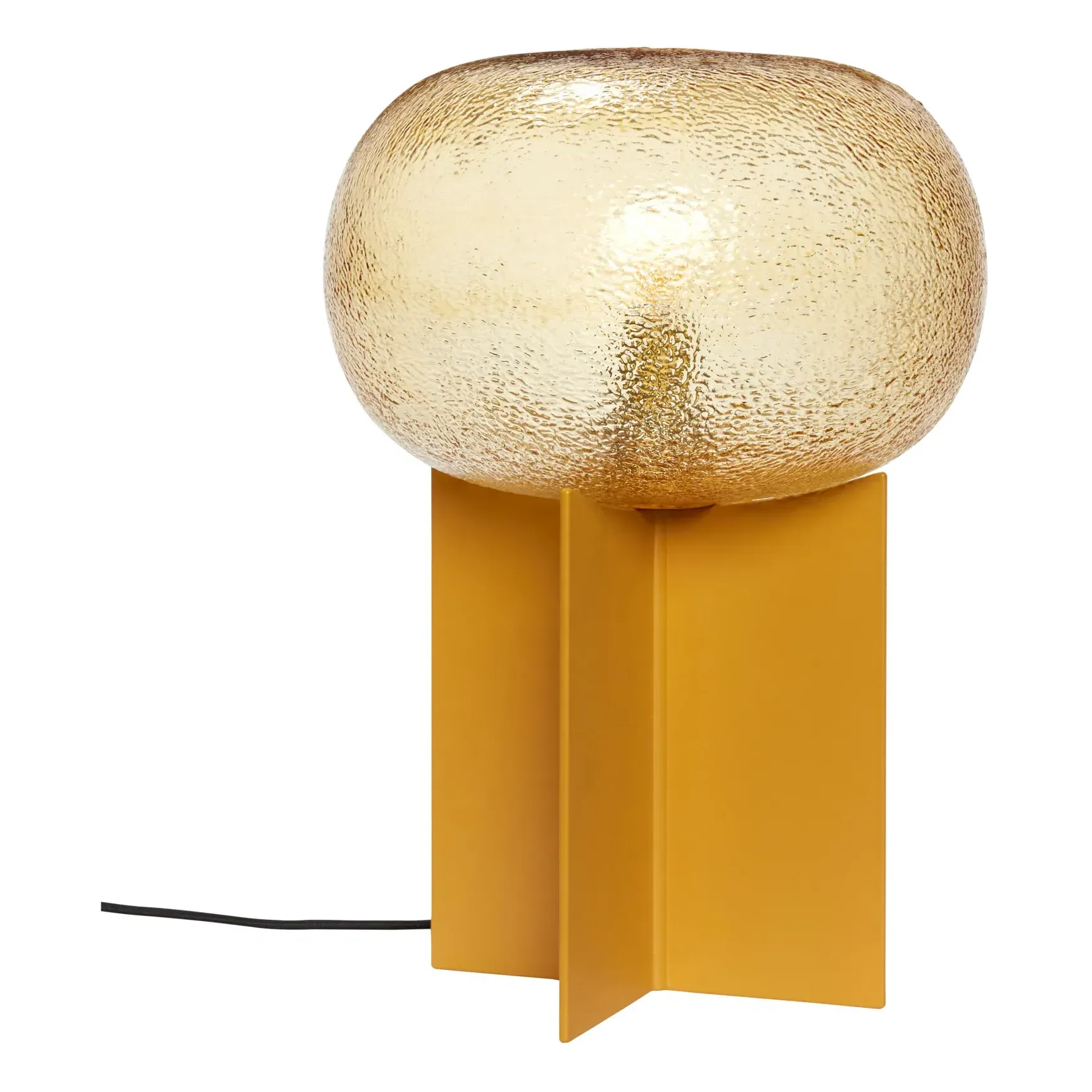 Hübsch Glass Table Lamp - Amber product