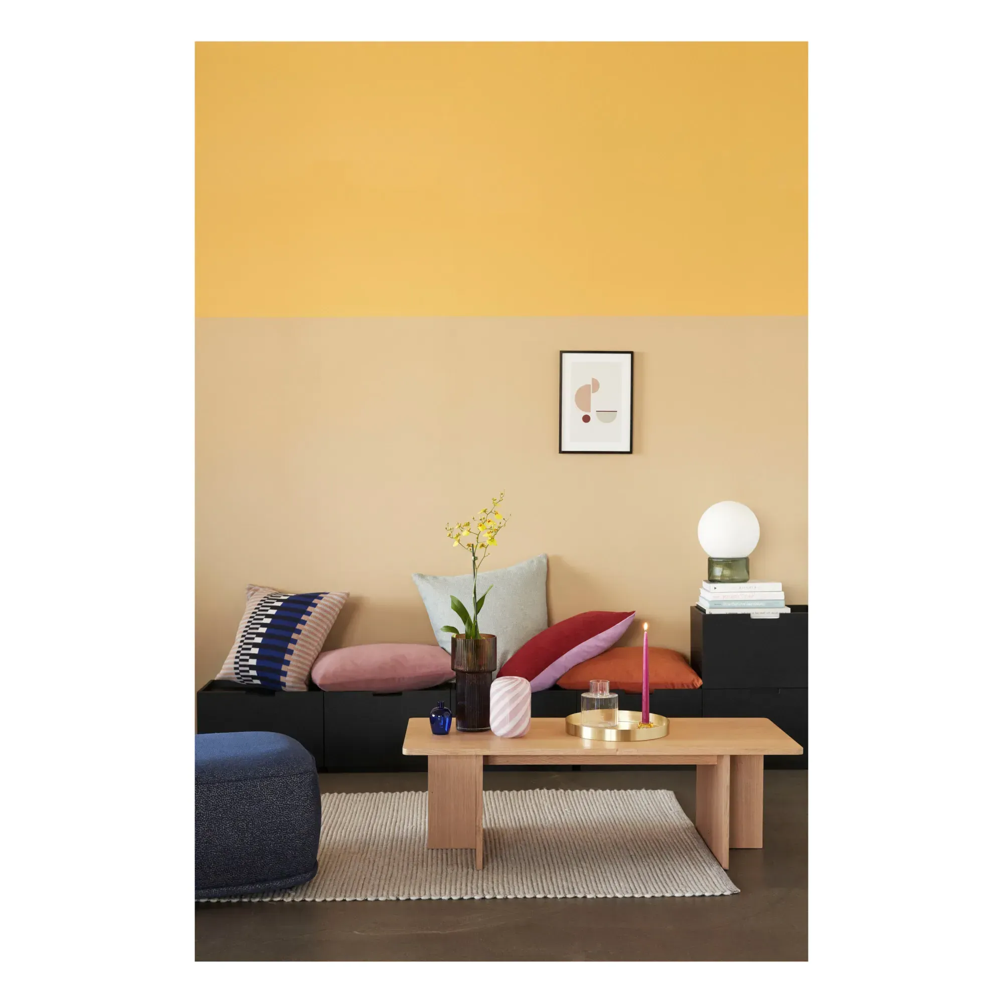 Hübsch Rectangular Coffee Table - Oak, FSC Wood alternate view