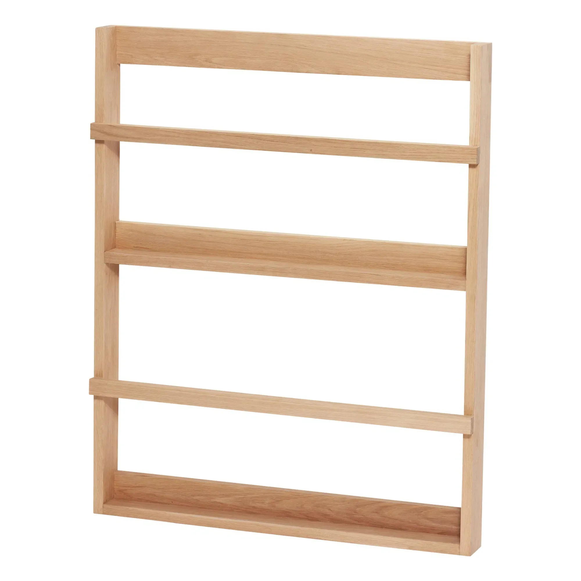Hübsch Wall-Mounted Shelving Unit - Oak, Wood product