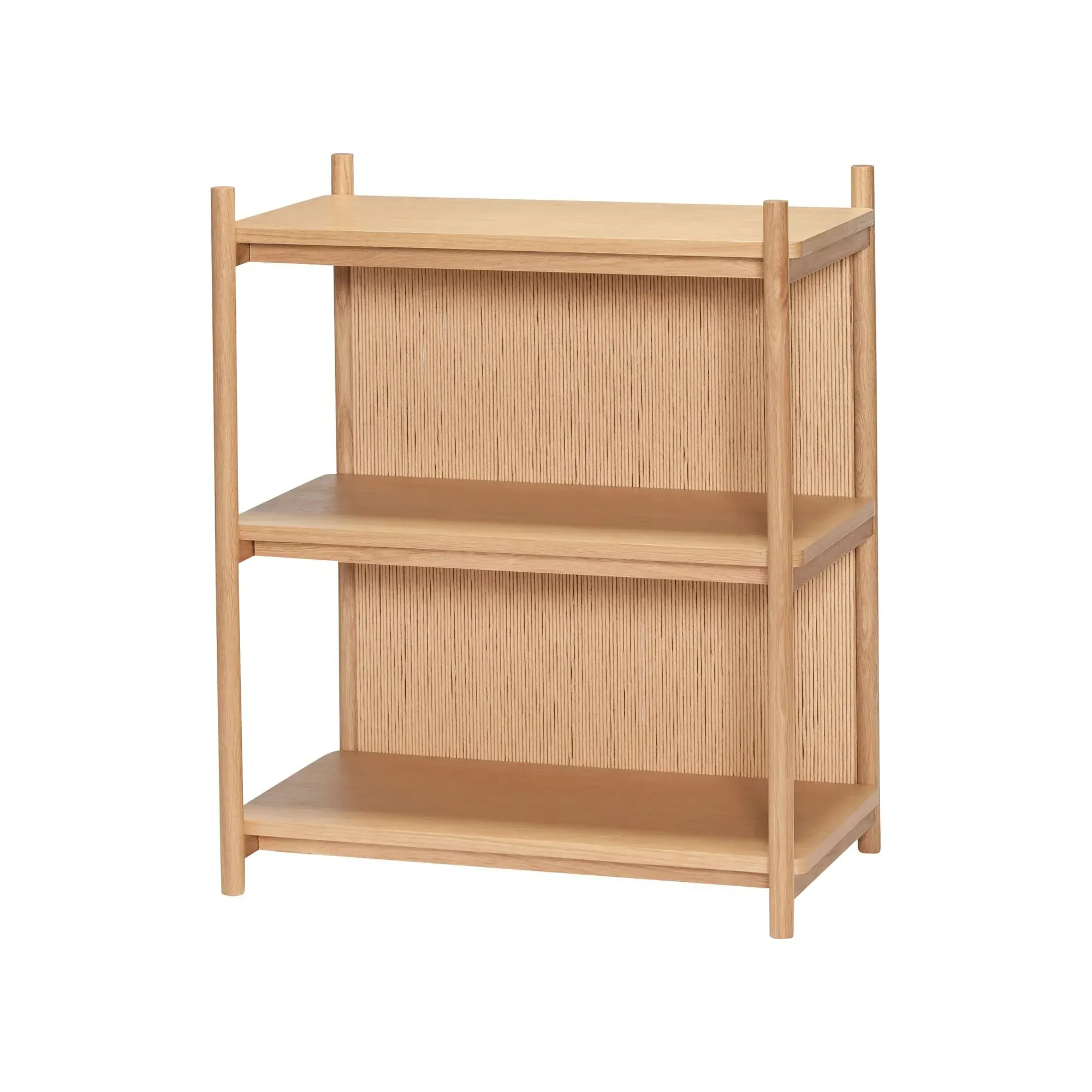 Heritage Oak Shelf Unit with Backdrop - Oak, Oak Veneer product