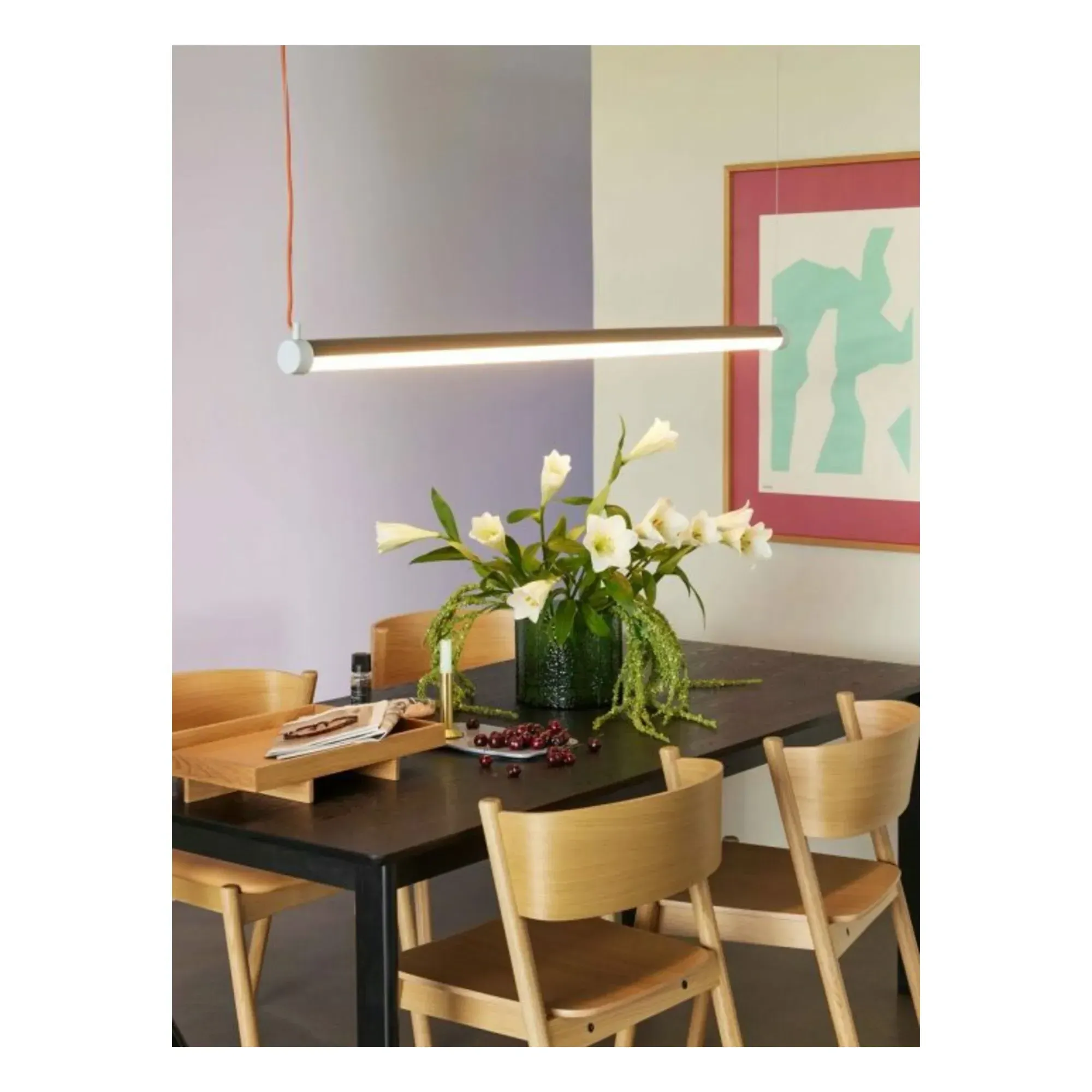 Interplay Pendant Light with Dimmer - Brown, Aluminum alternate view