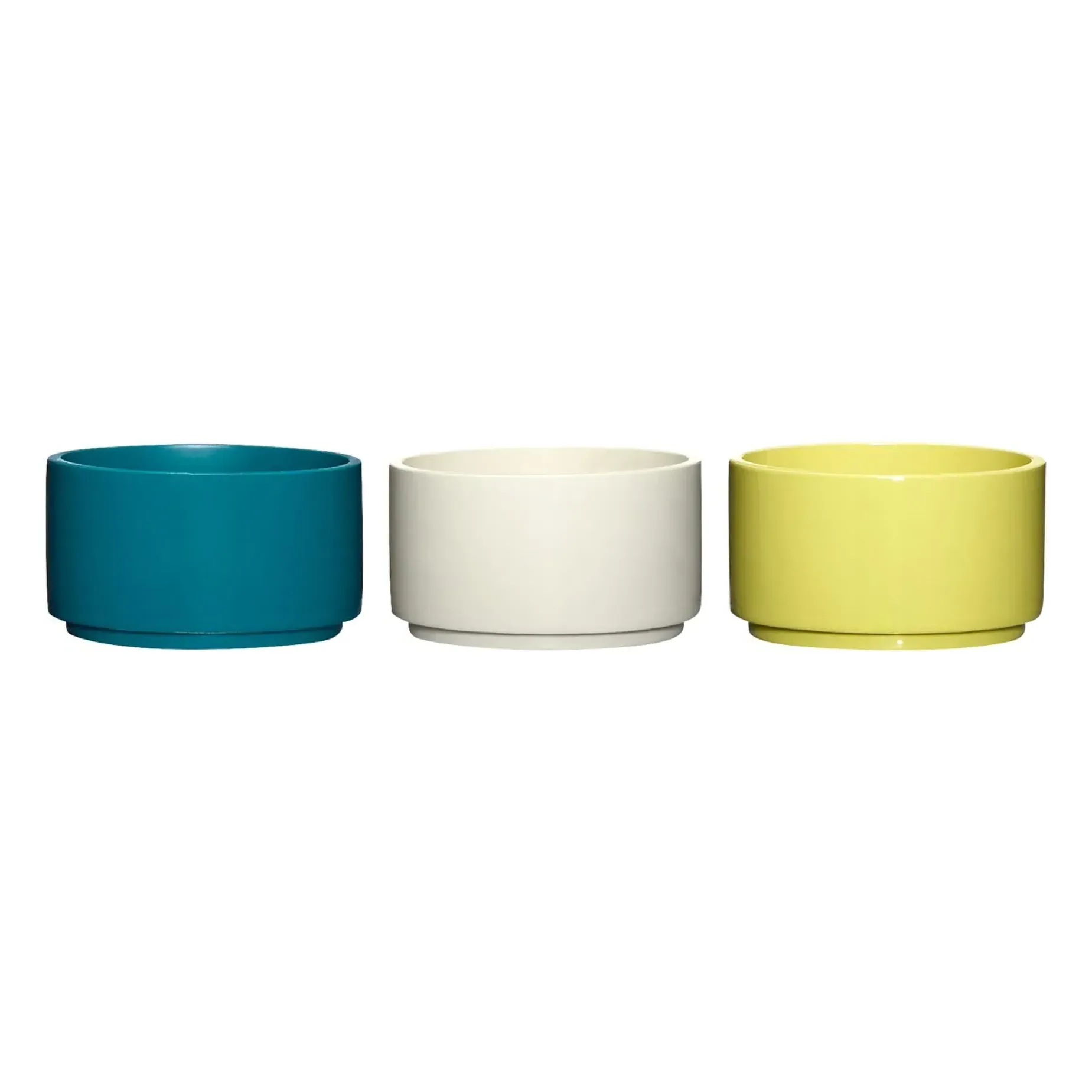 Kanso Set of 3 Storage Boxes - Multicoloured, Resin product