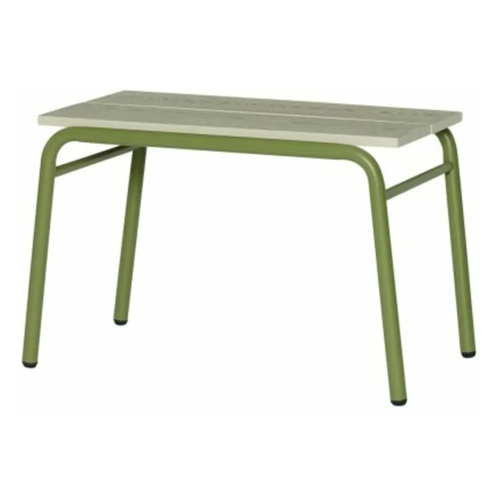 Koi Bench with Storage - Green, Ash Veneer product