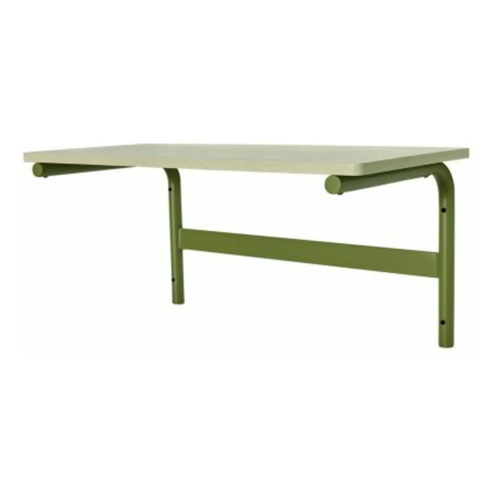 Koi Wall-Mounted Desk - Green, Ash Veneer product