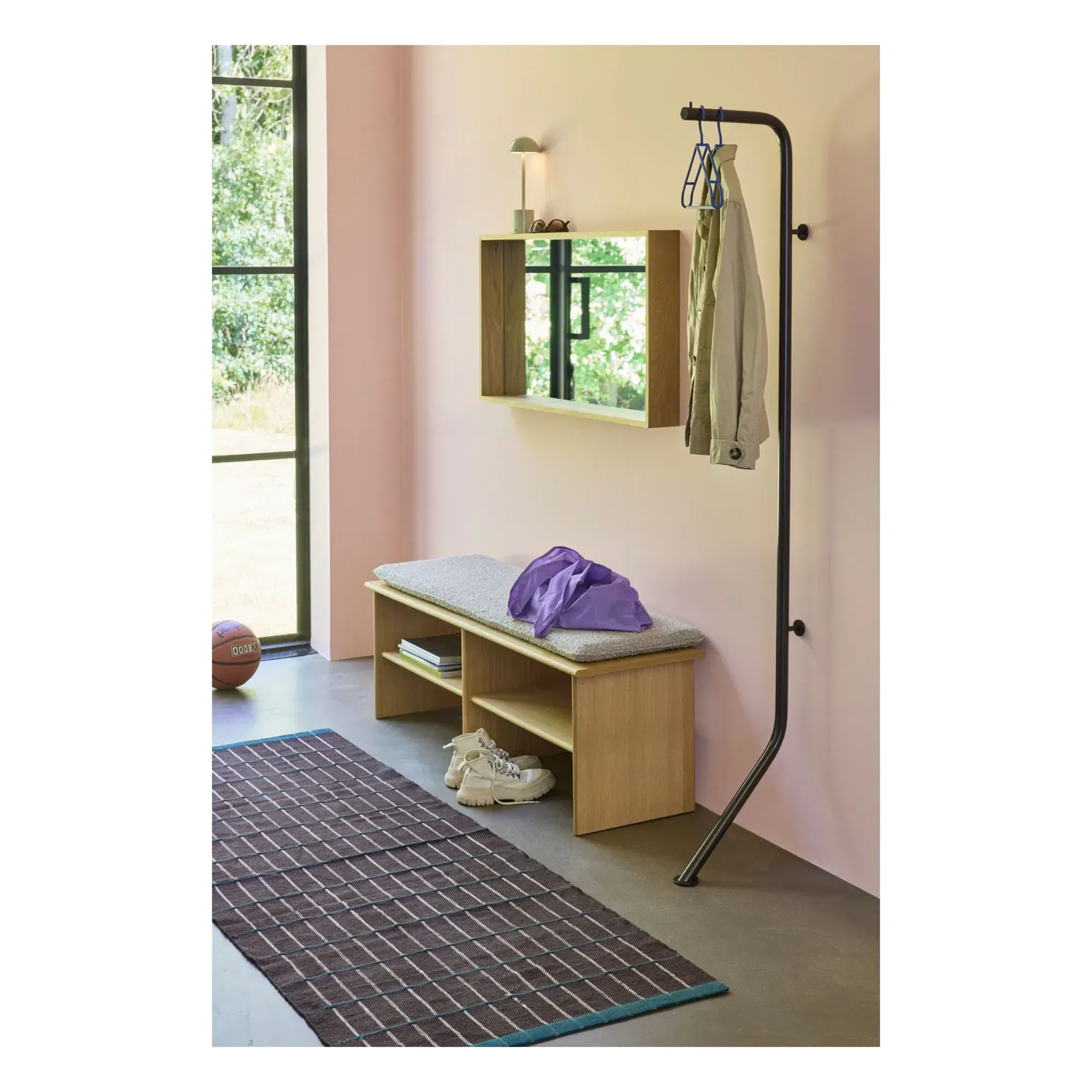 Layer Bench with Cushion - Natural, Oak alternate view
