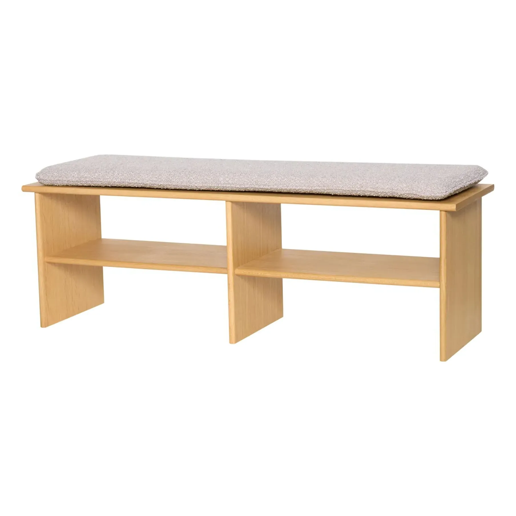 Layer Bench with Cushion - Natural, Oak product