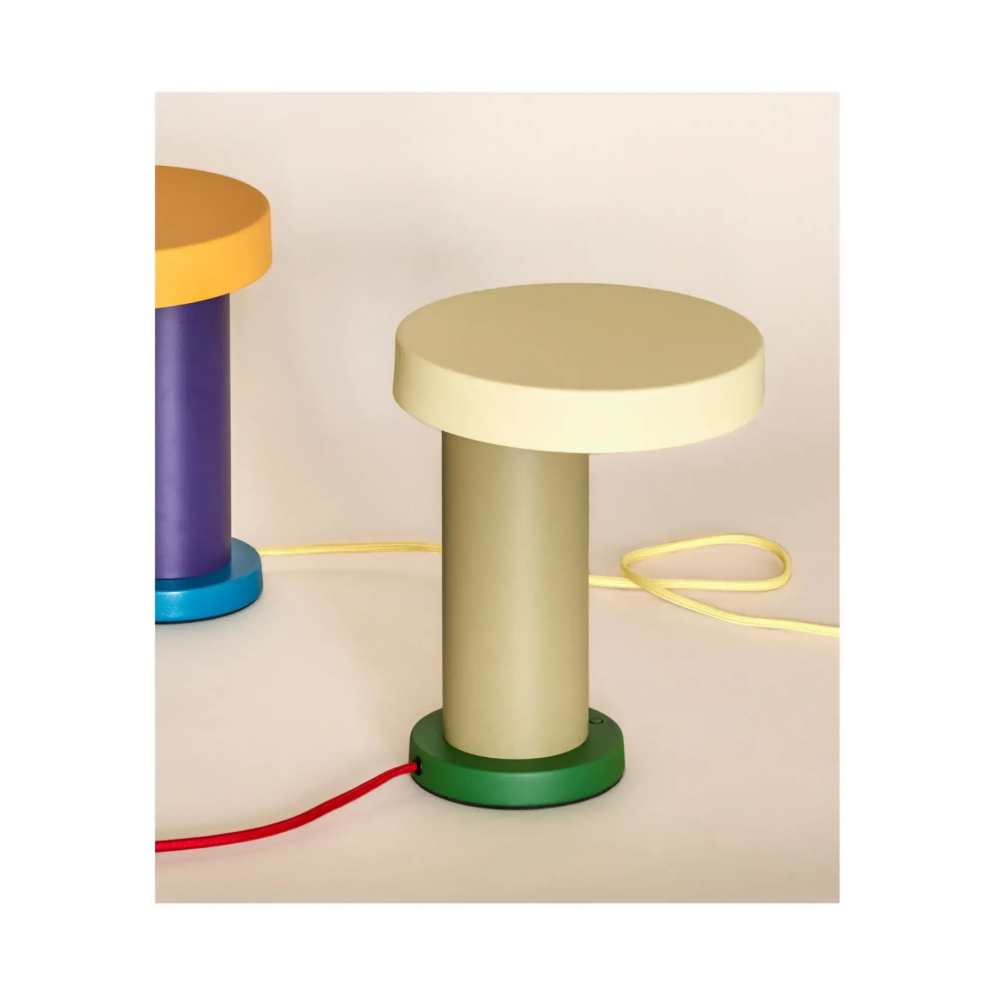 Magic Table Lamp with Tactile Dimmer - Beige, Iron alternate view