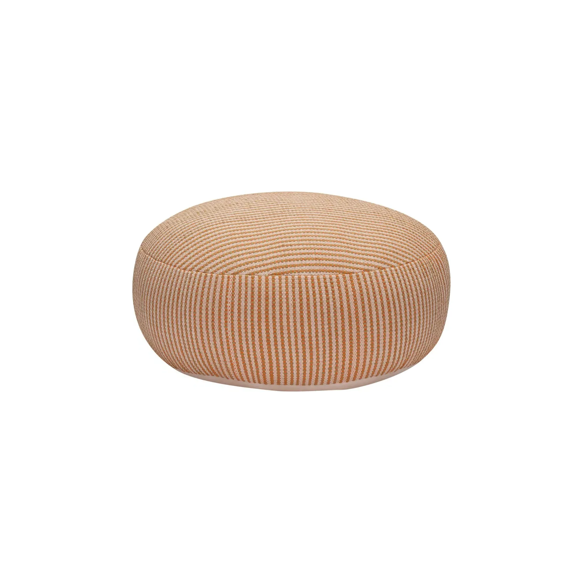 Mochi Round Pouffe - Orange, Cotton product