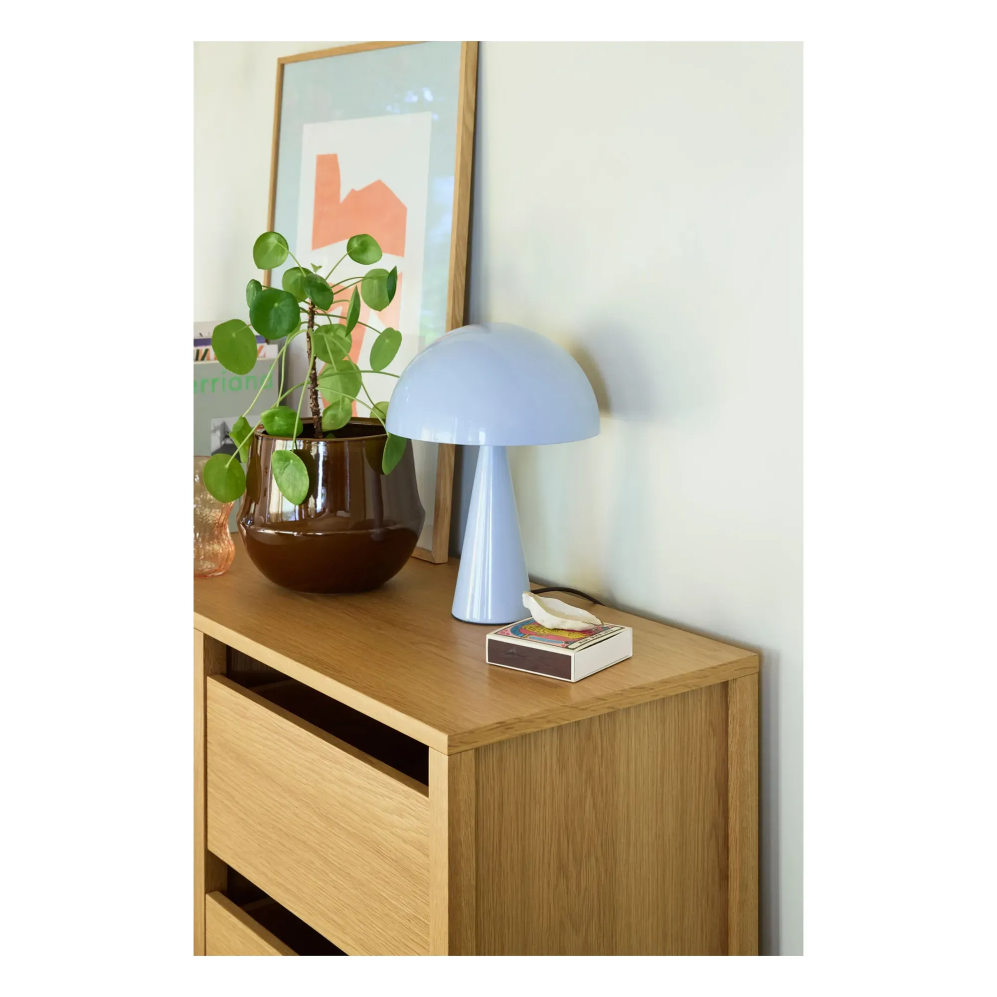 Mush Mini Table Lamp - Ice Blue, Iron alternate view