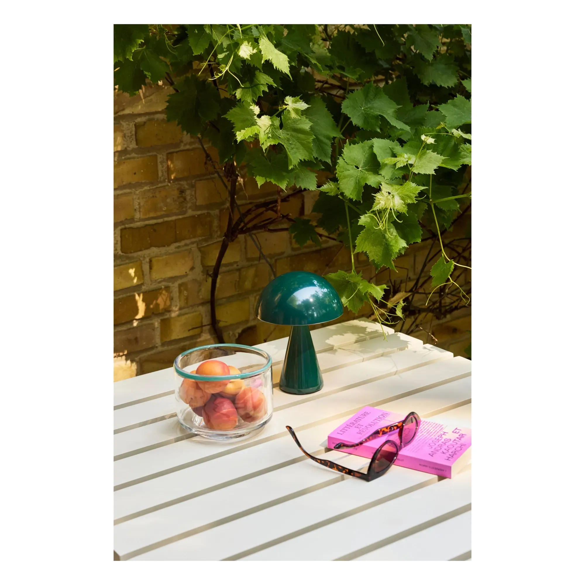 Mush Nomad Cordless Table Lamp - Dark Green, Iron alternate view