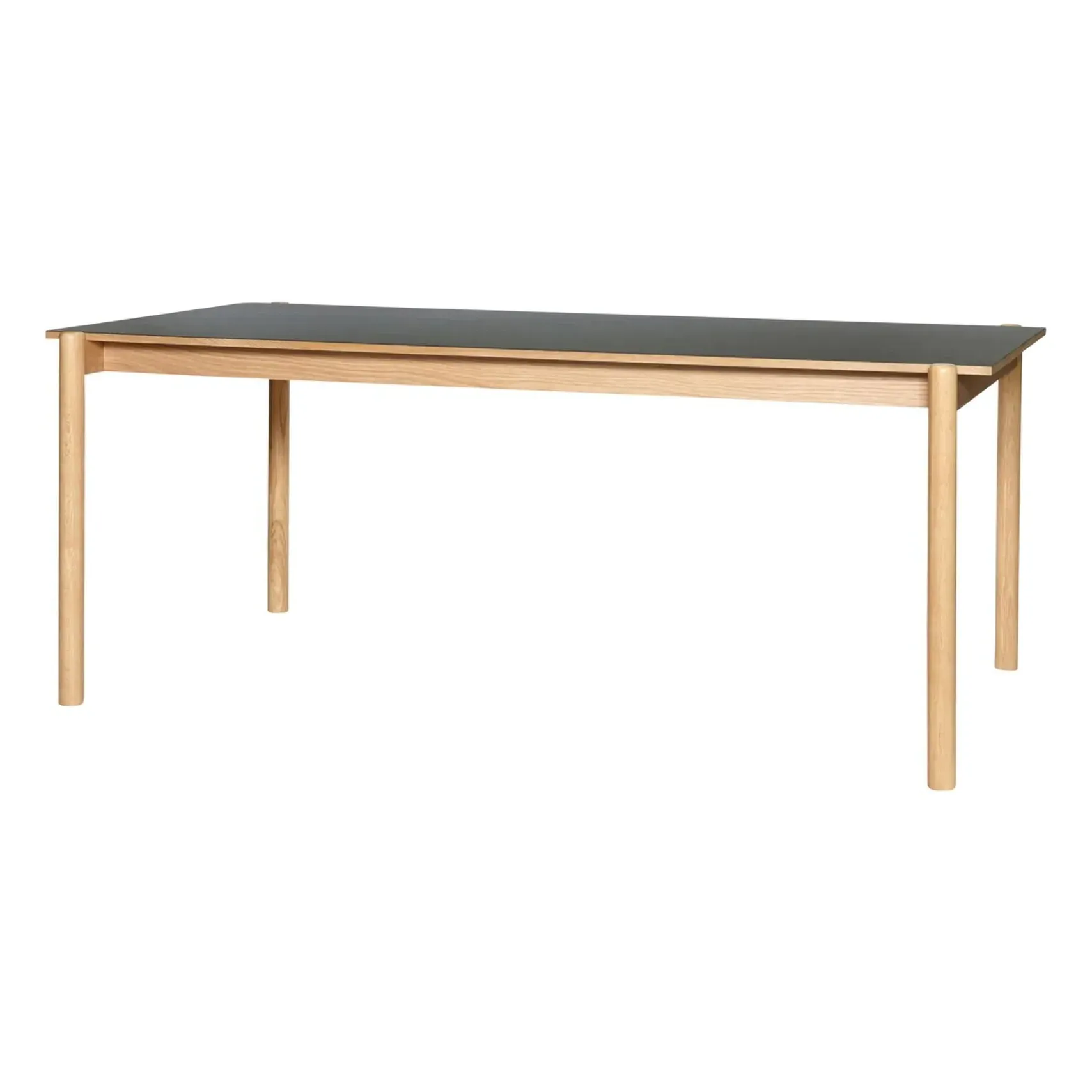 Oblique Dining Table - Black, Linoleum product