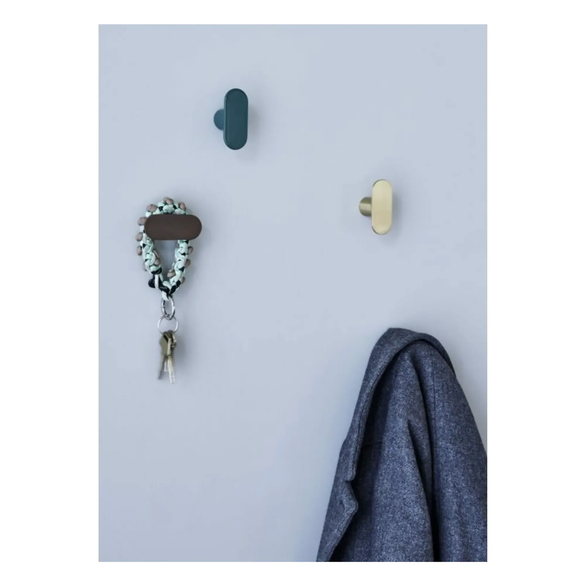 Piccolo Wall Hook - Brass, Iron alternate view