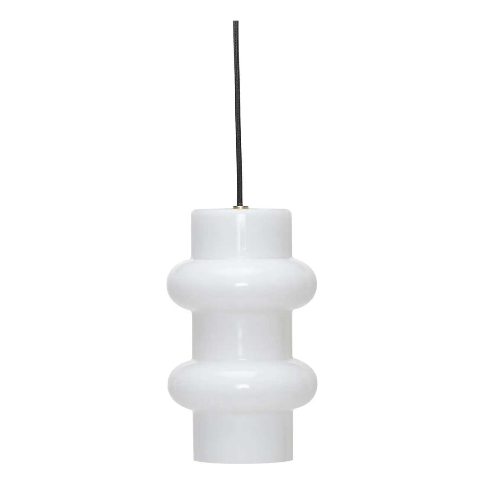 Pilule Double Pendant Light - White, Glass product