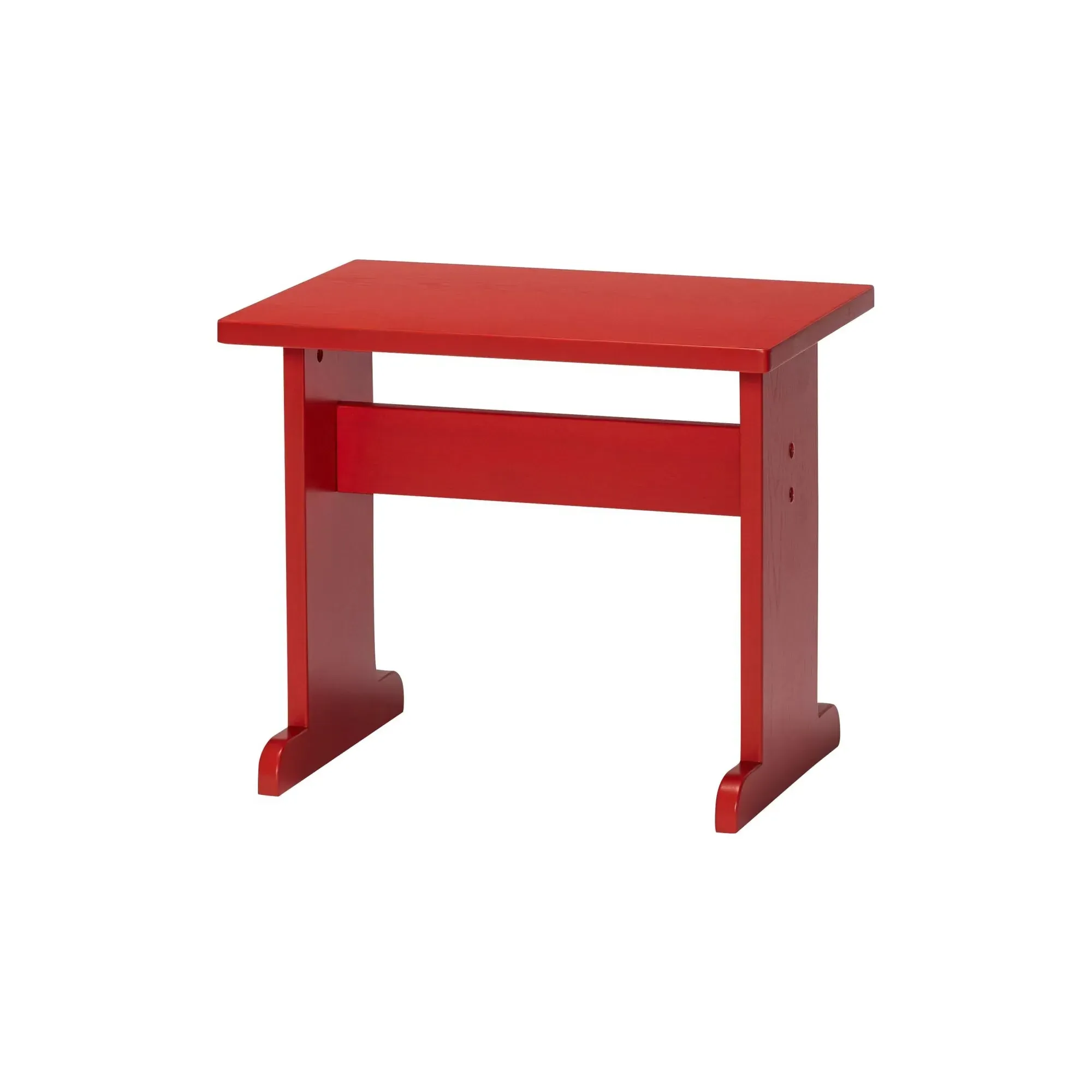 Play Side Table - Red, Ash Wood product