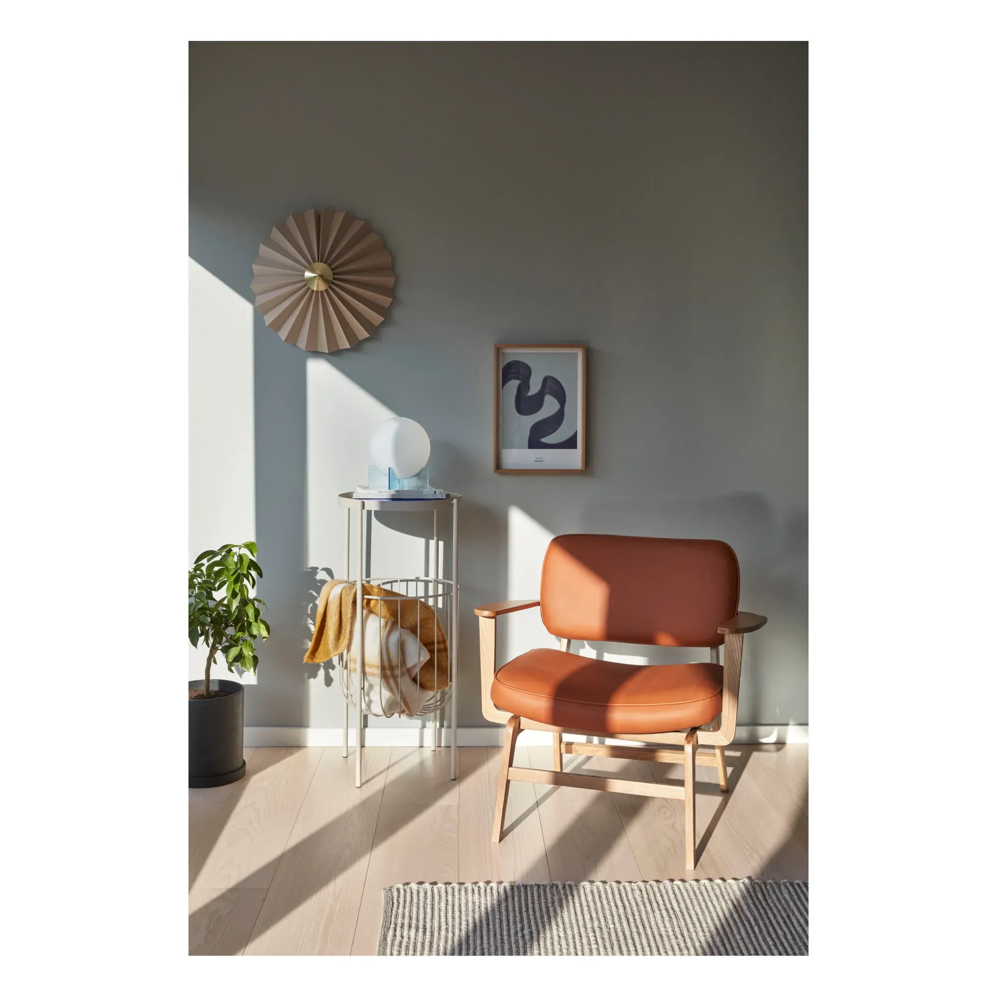 Pliss Wall Lamp - Sand, Cotton alternate view