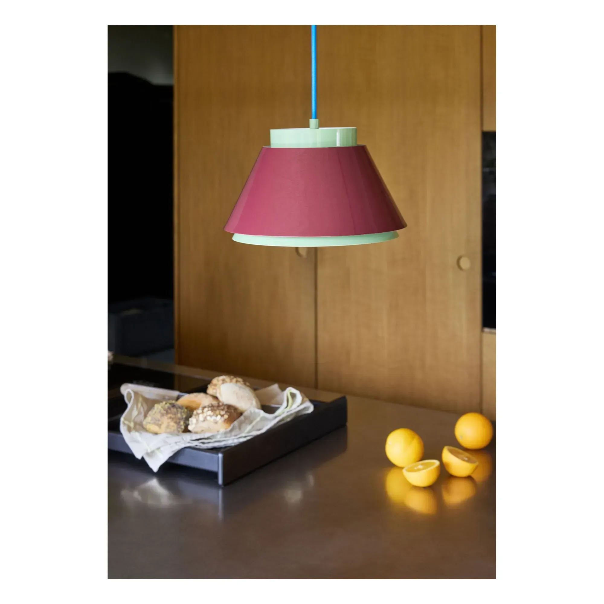 Remi Pendant Light - Burgundy, Iron alternate view