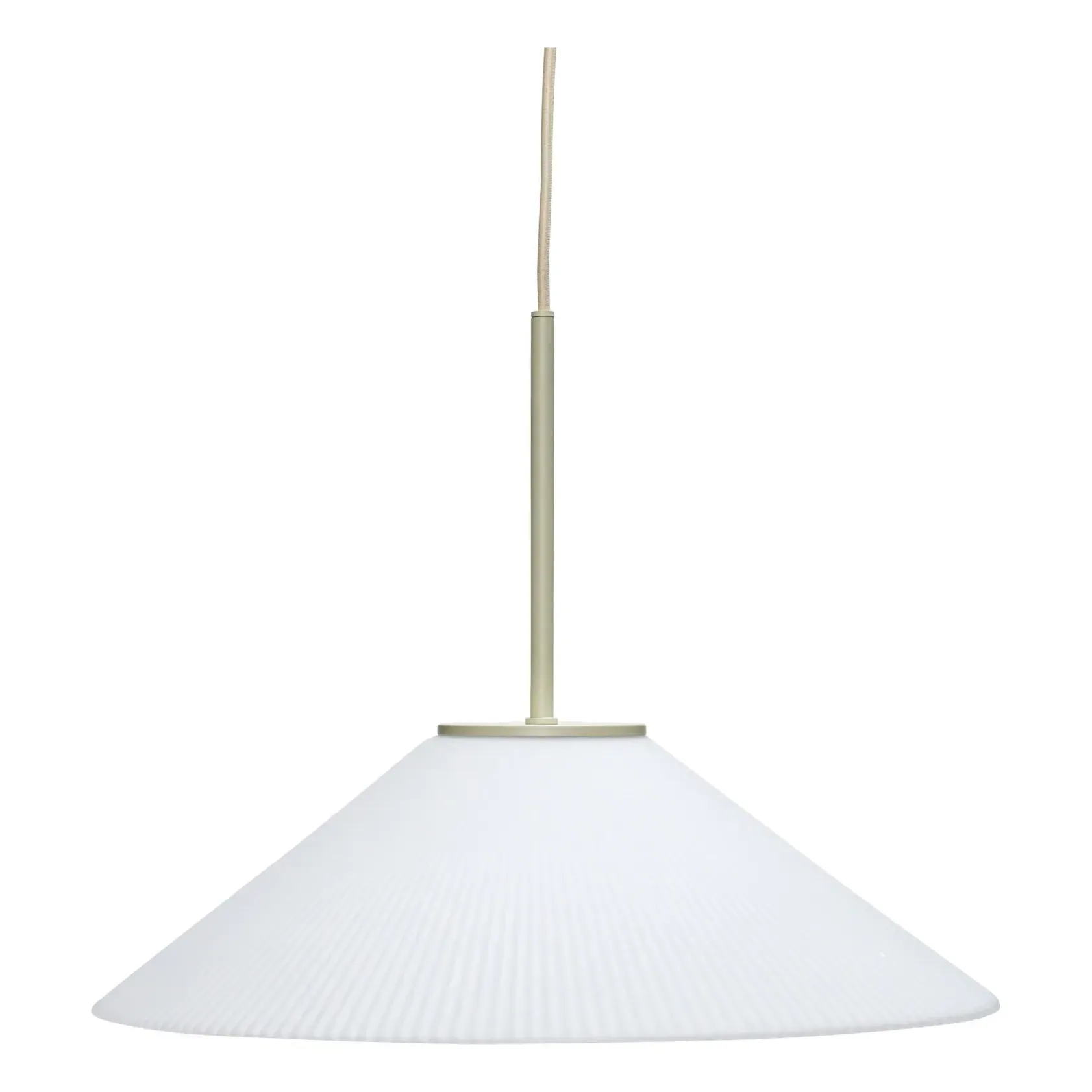 Solid Round Pendant Light - Sand, Glass product