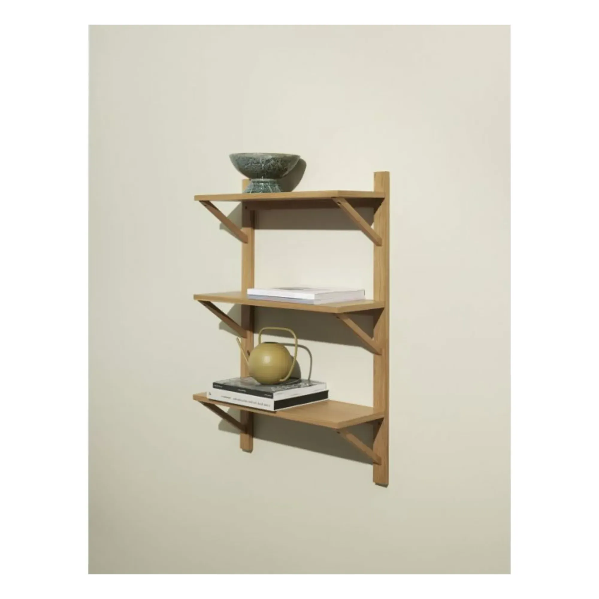 Triarch Wall Shelf Unit - Natural, Oak alternate view