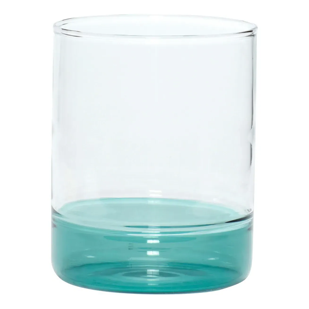 Two-Tone Drinking Glass - Green, Glass product