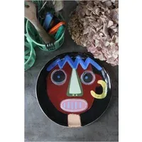 Jojo Round Ceramic Plate - Black alternate view