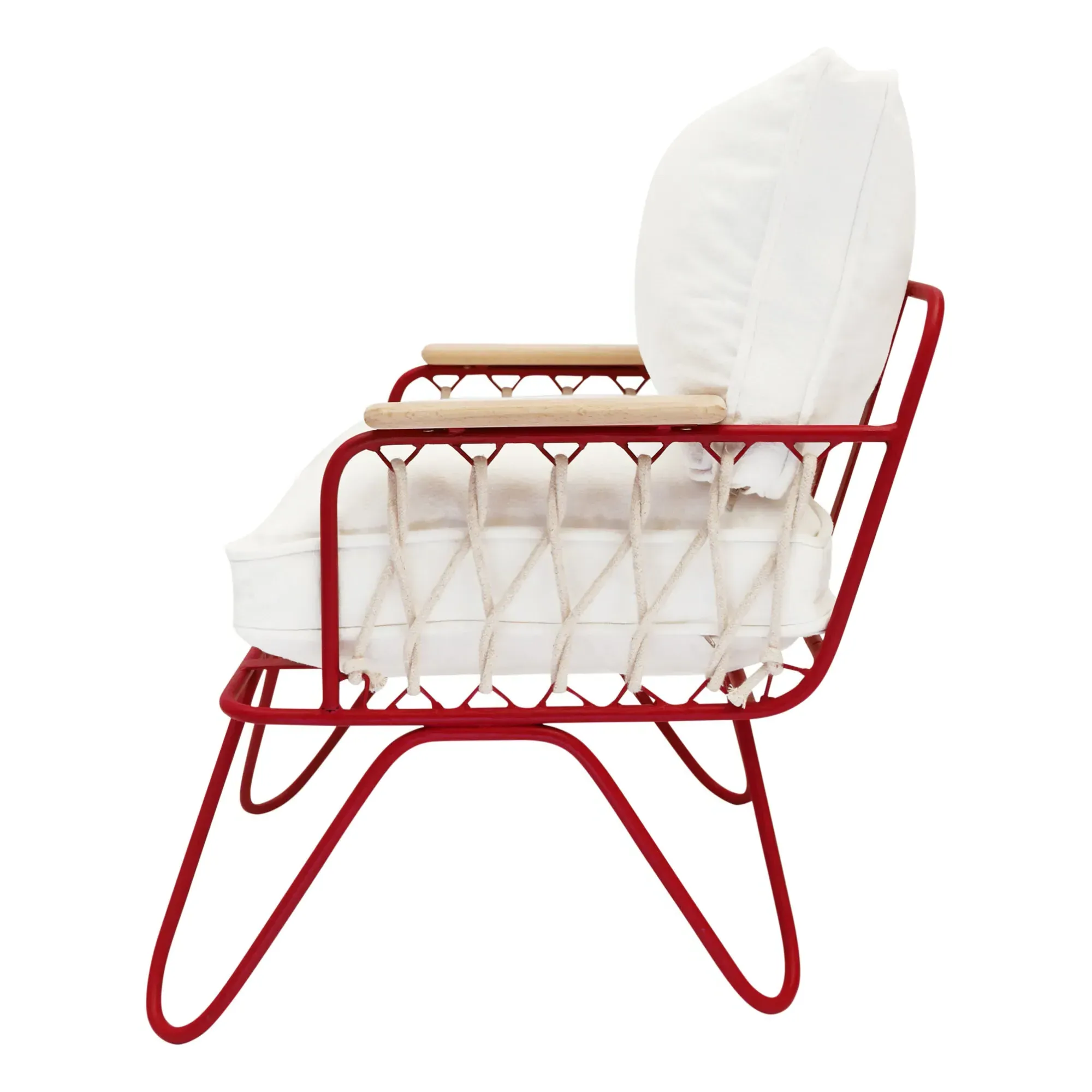 Baby Croisette Lounge Chair - White, Cotton alternate view