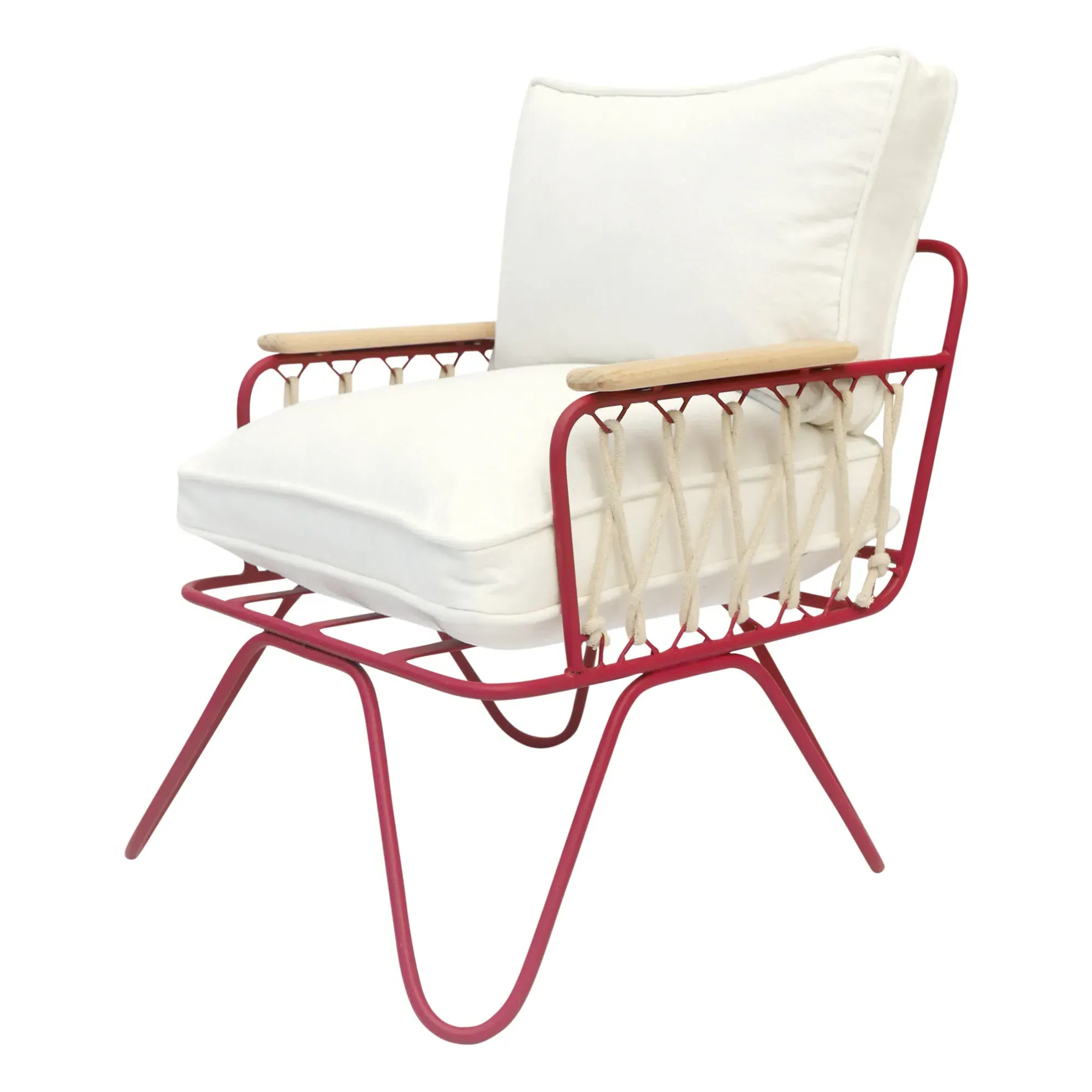 Baby Croisette Lounge Chair - White, Cotton product