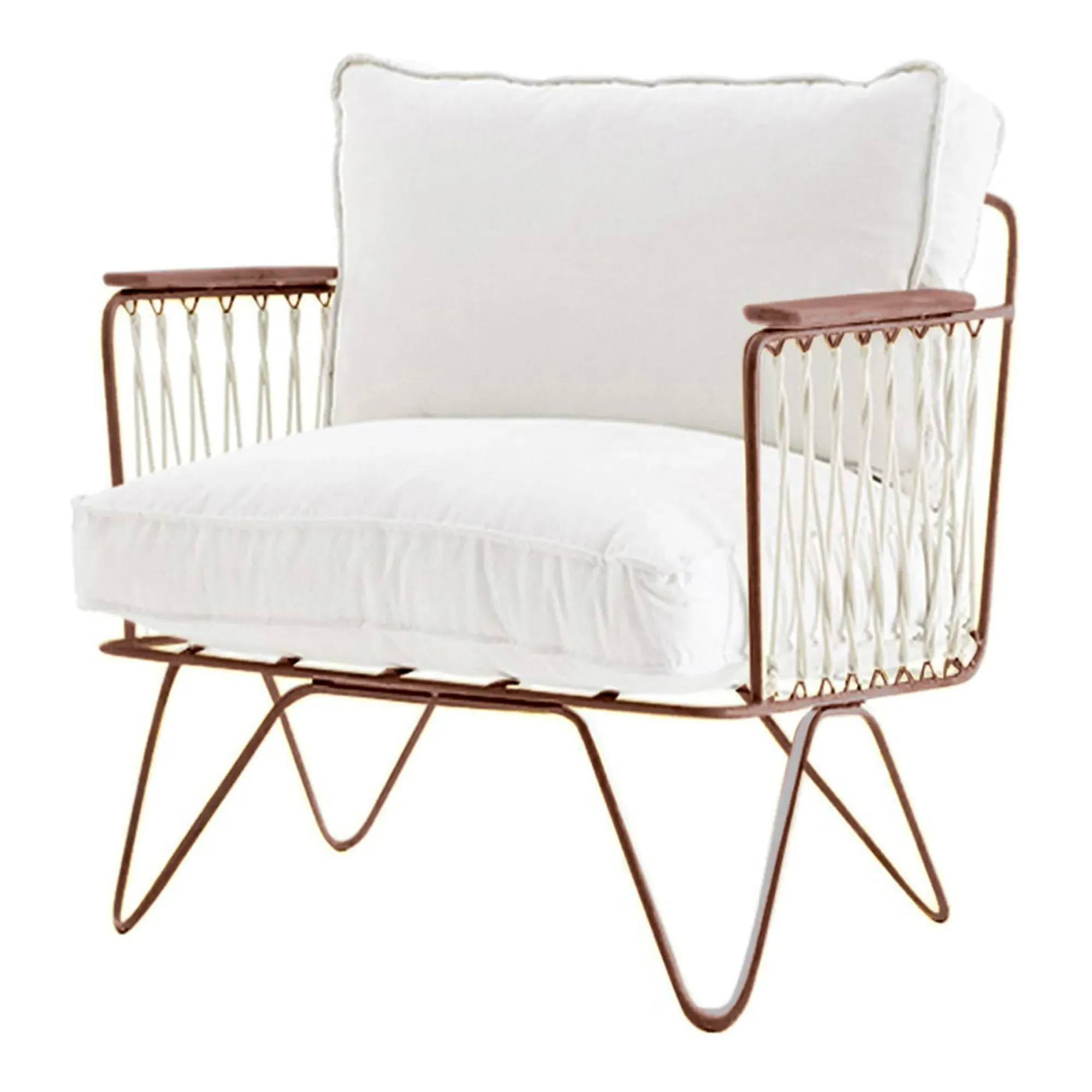 Croisette Armchair - Brown, Cotton product