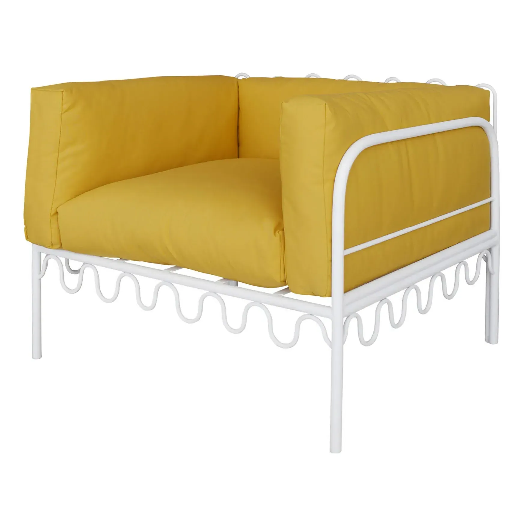 Dolores Outdoor Lounge Chair - Gold, Waterproof Fabric product