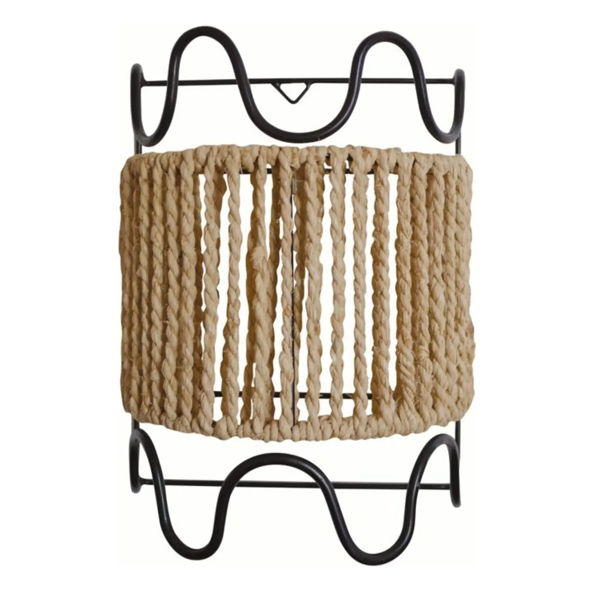 Dolores Wall Light - Black, Raffia product