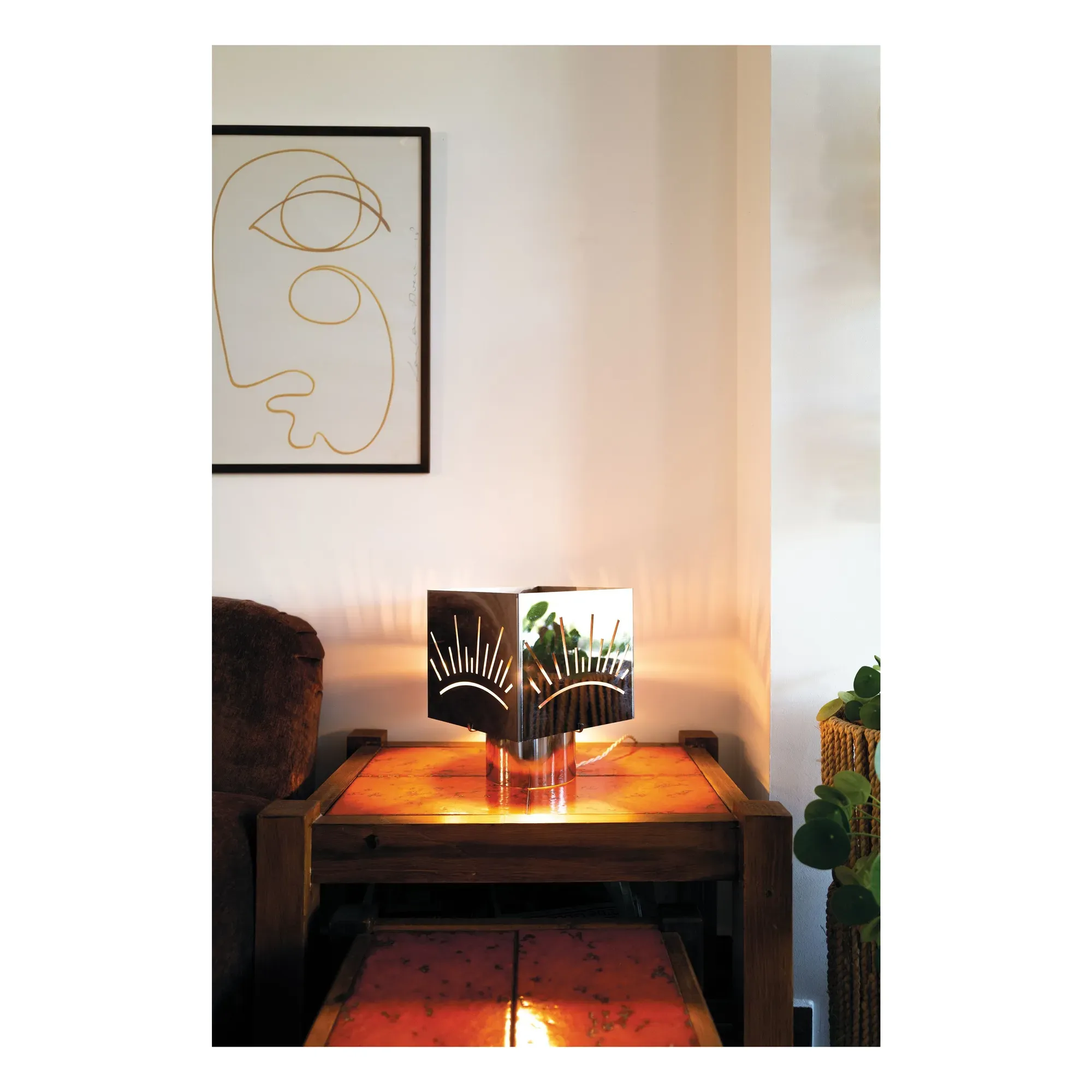 Elbe Soleil Table Lamp - Steel product