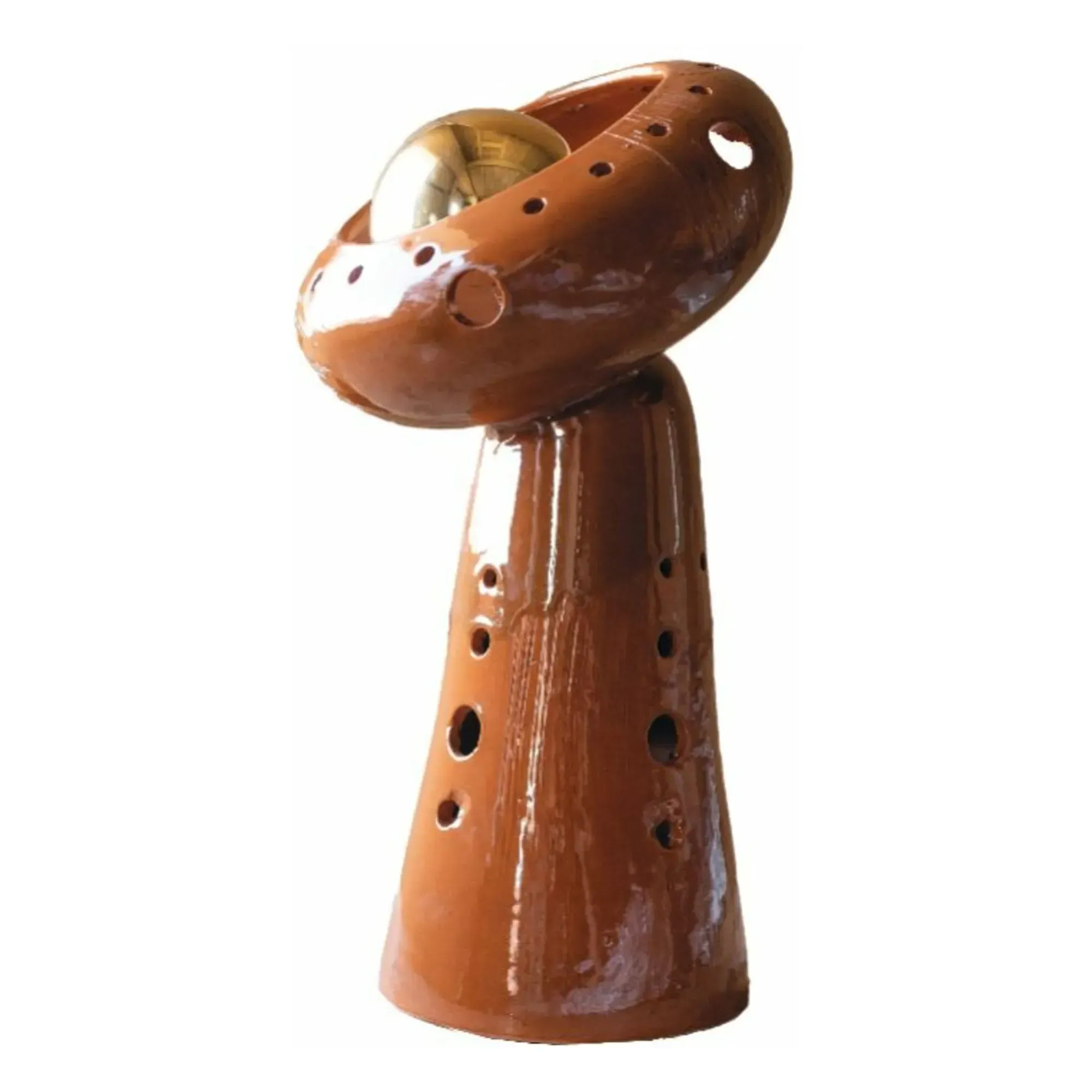 Gala Table Lamp - Caramel, Glazed Terracotta product