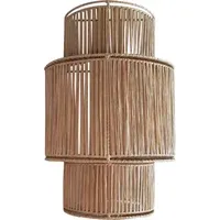 Raffia 3-Level Wall Light - Gold, Iron alternate view