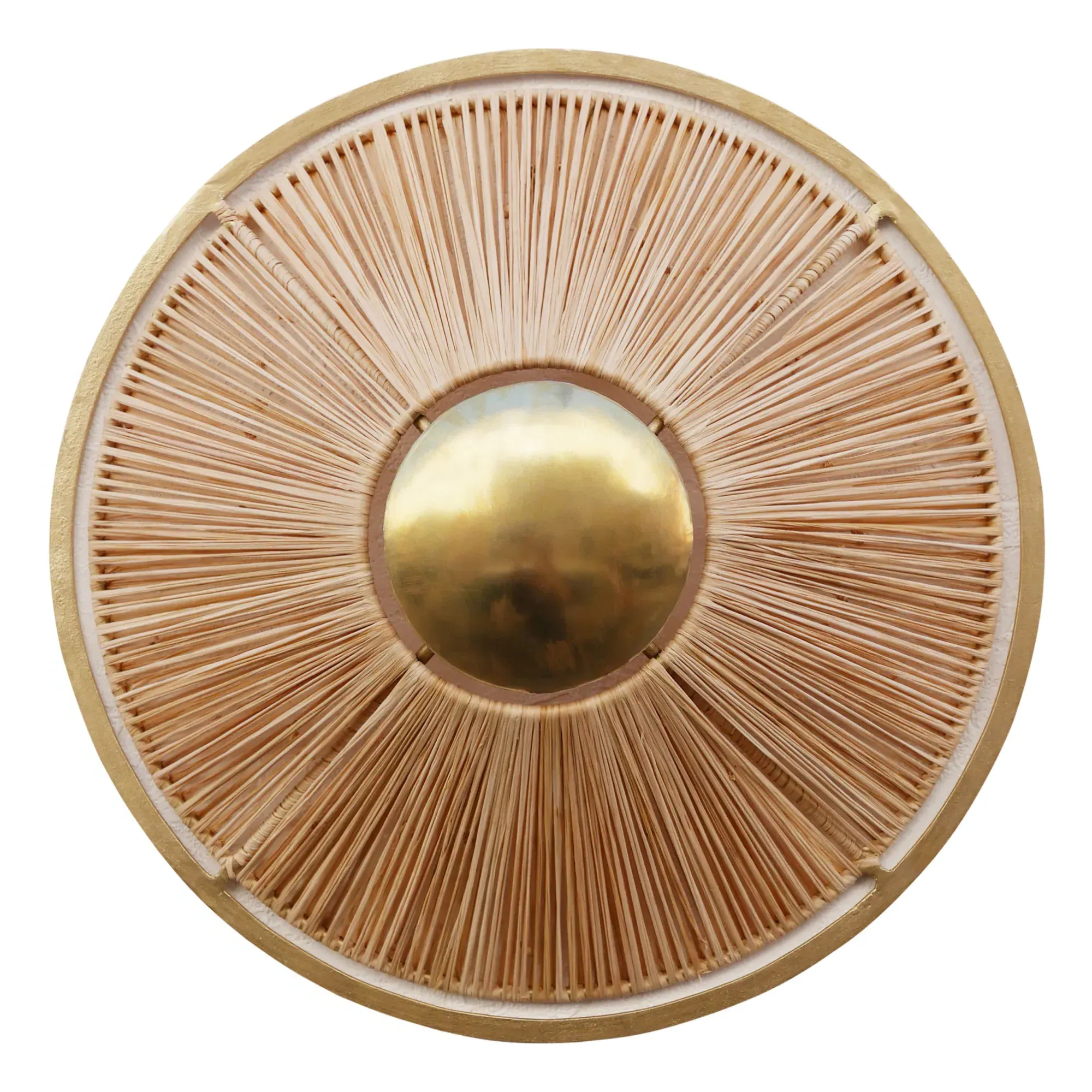Raffia Wall Light Lampshade - Natural, Raffia product