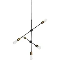 Adjustable Molecular Hanging Lamp - Copper, Iron alternate view