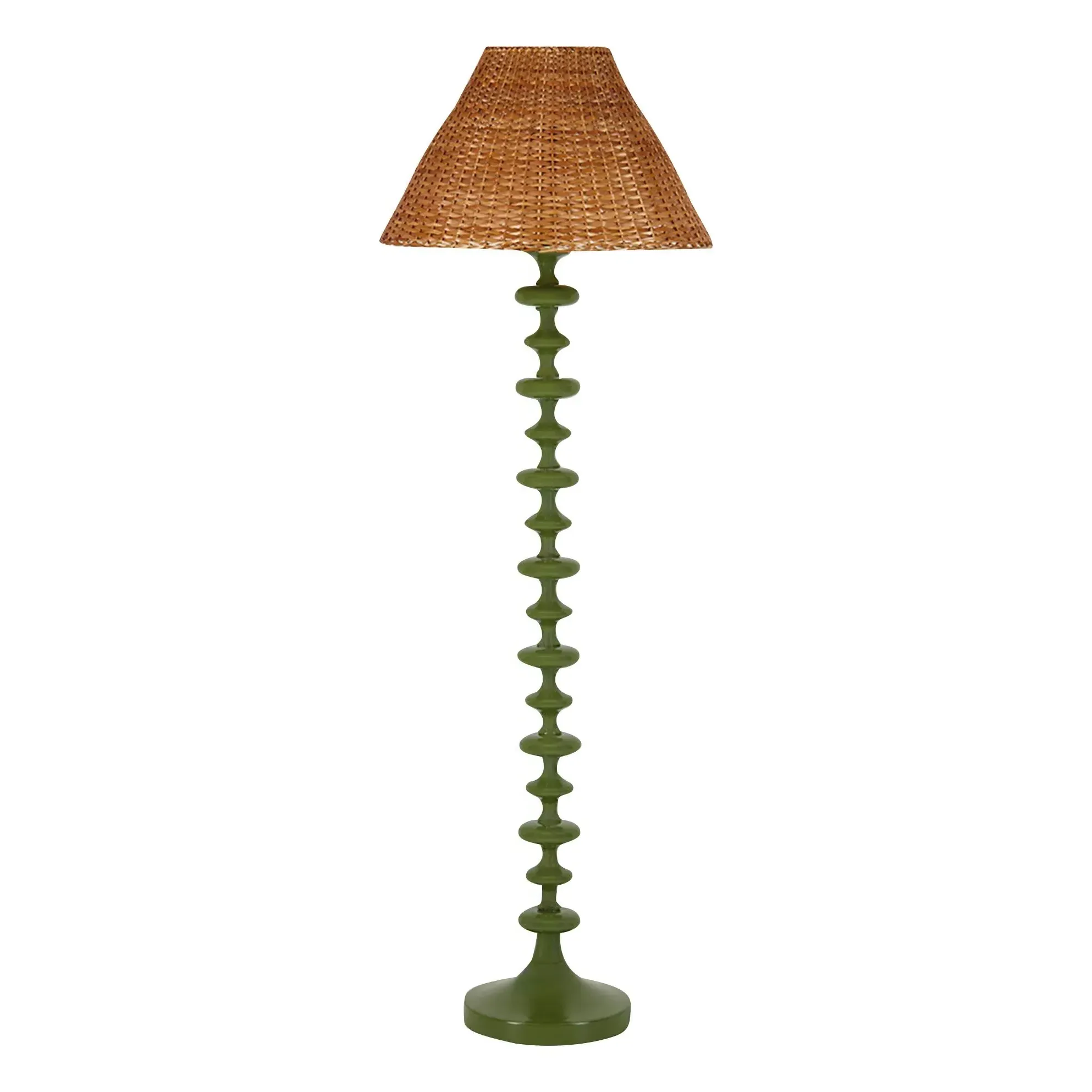 Camacha Conical Wicker Lampshade - Natural alternate view