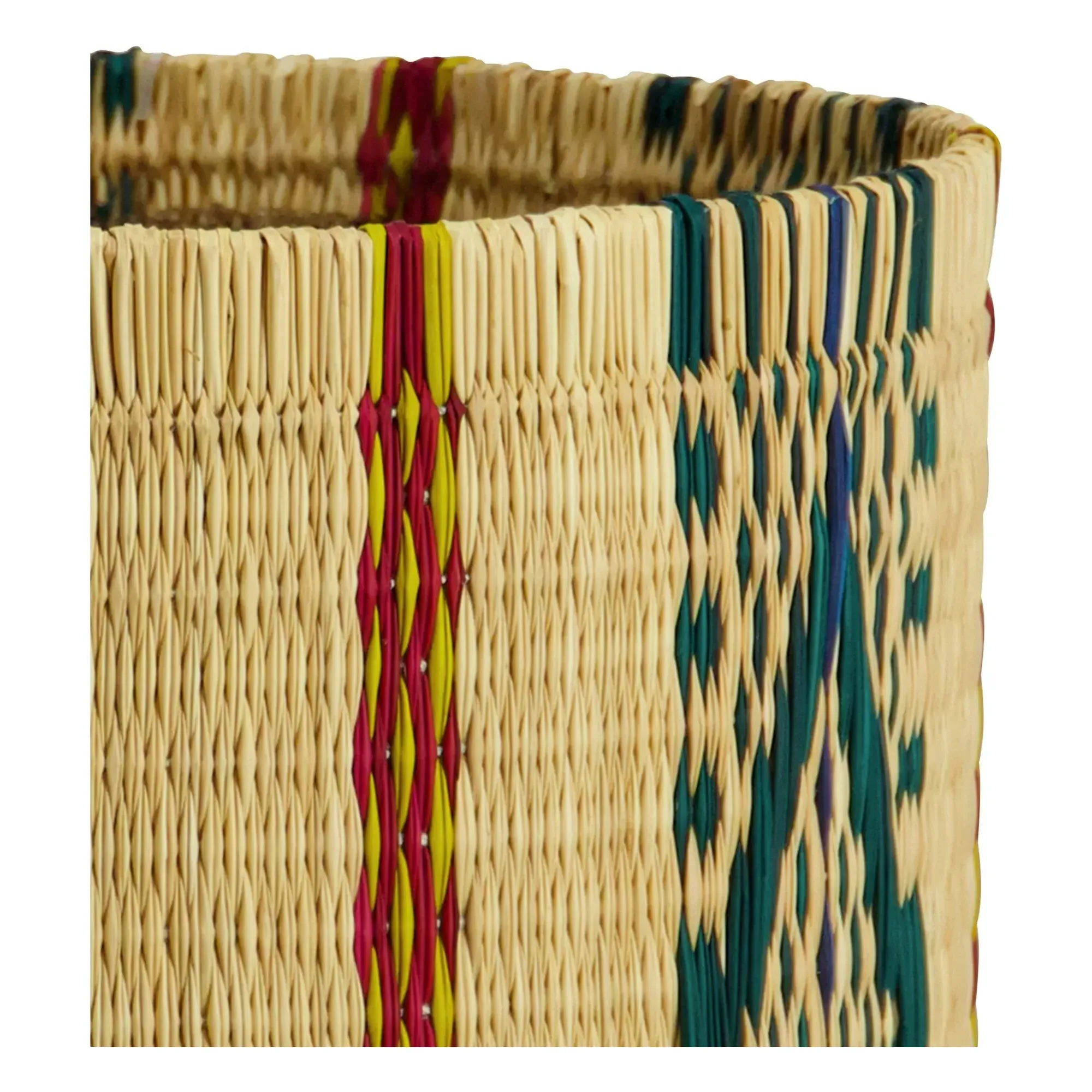 Coruche Woven Lampshade - Green, Wicker alternate view