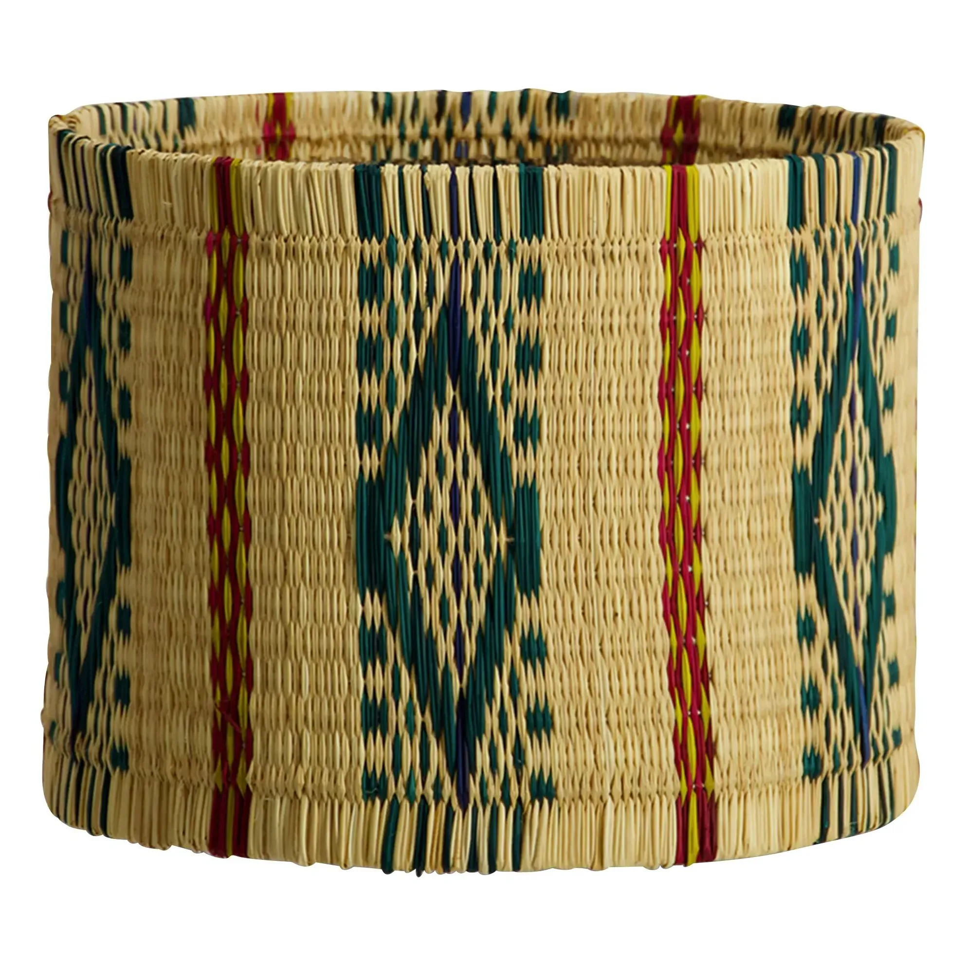 Coruche Woven Lampshade - Green, Wicker product