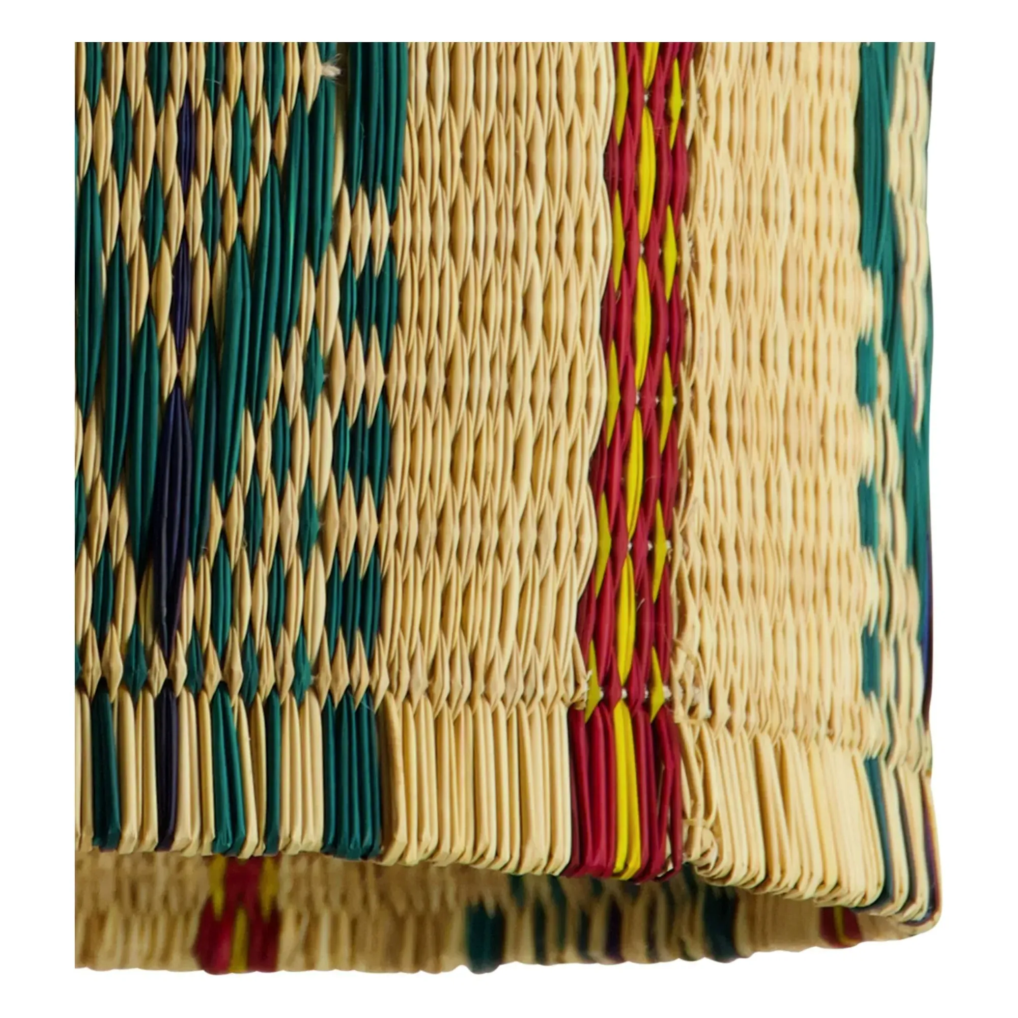 Coruche Woven Wicker Hanging Lamp - Multicoloured, Reed alternate view