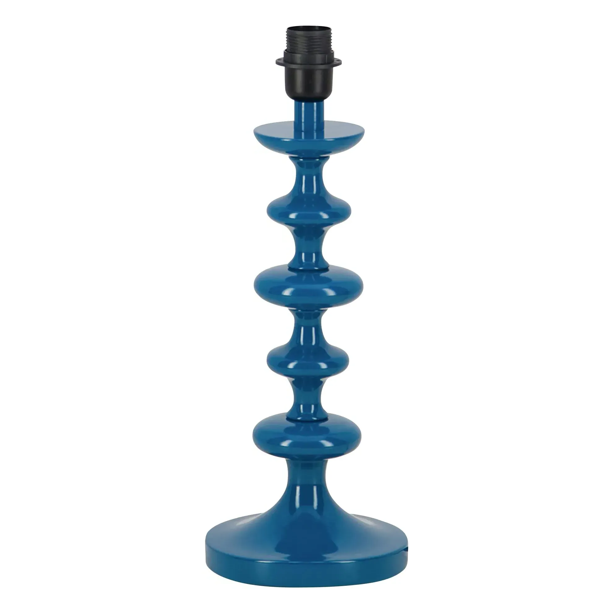 Freixo Lamp Base - Blue, Wood product