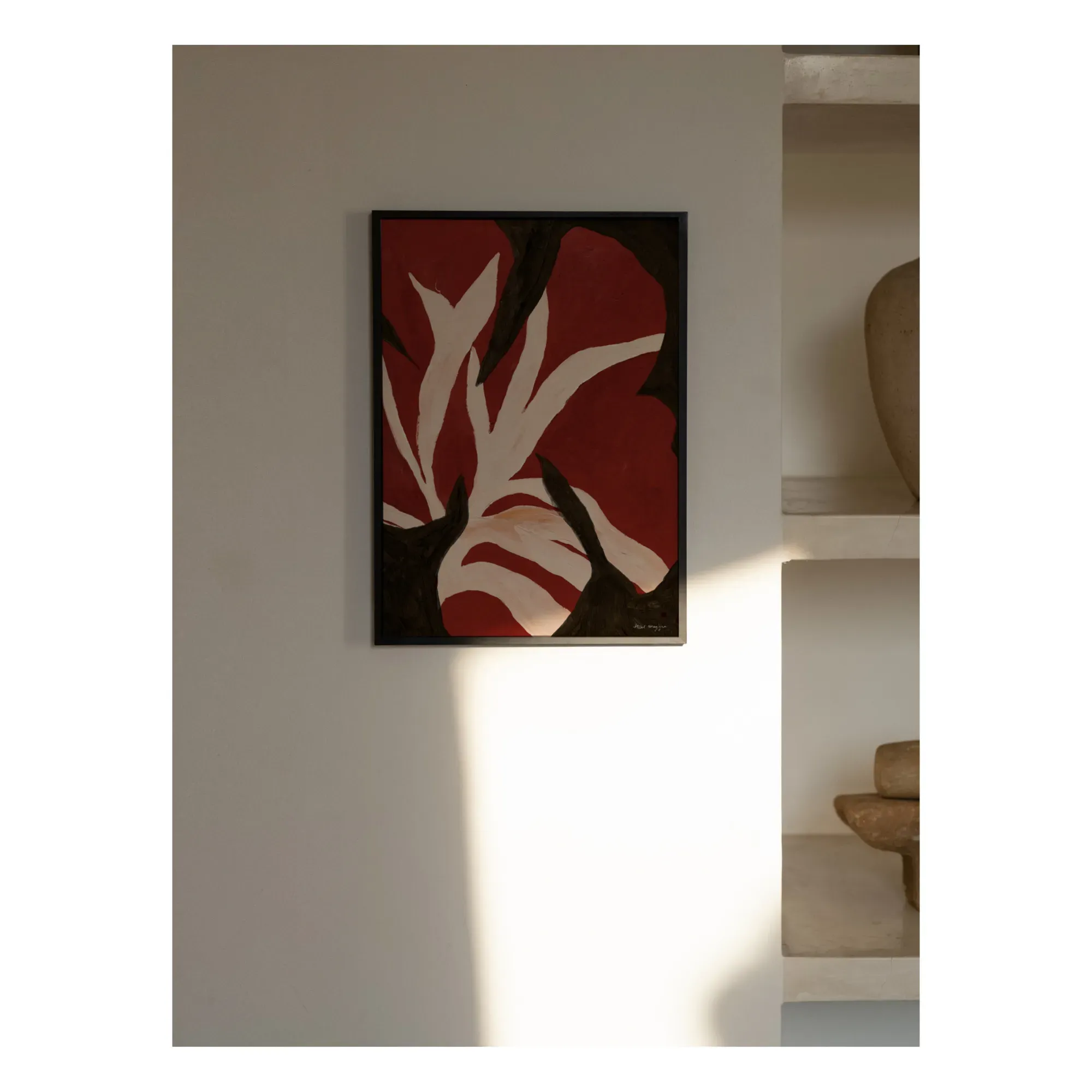 La Fleur Tropicale Art Poster - Multicoloured alternate view