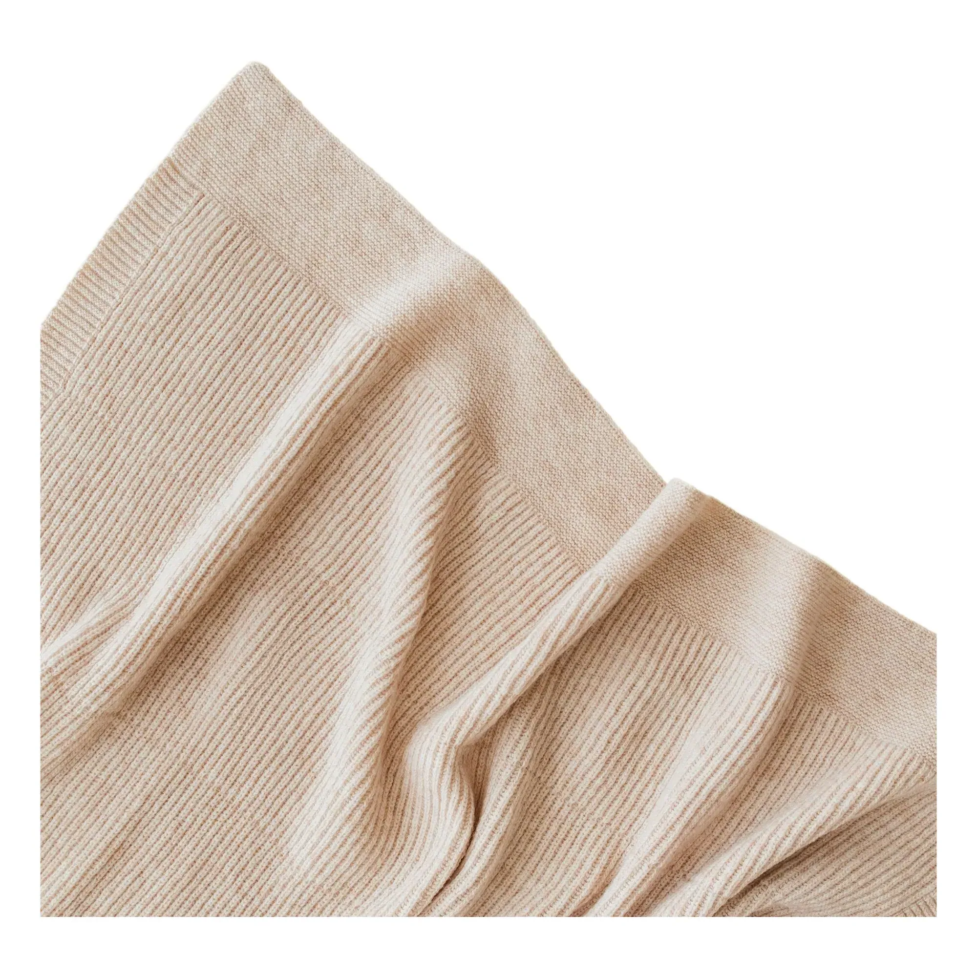 Gaston Merino Wool Blanket - Heather Beige alternate view